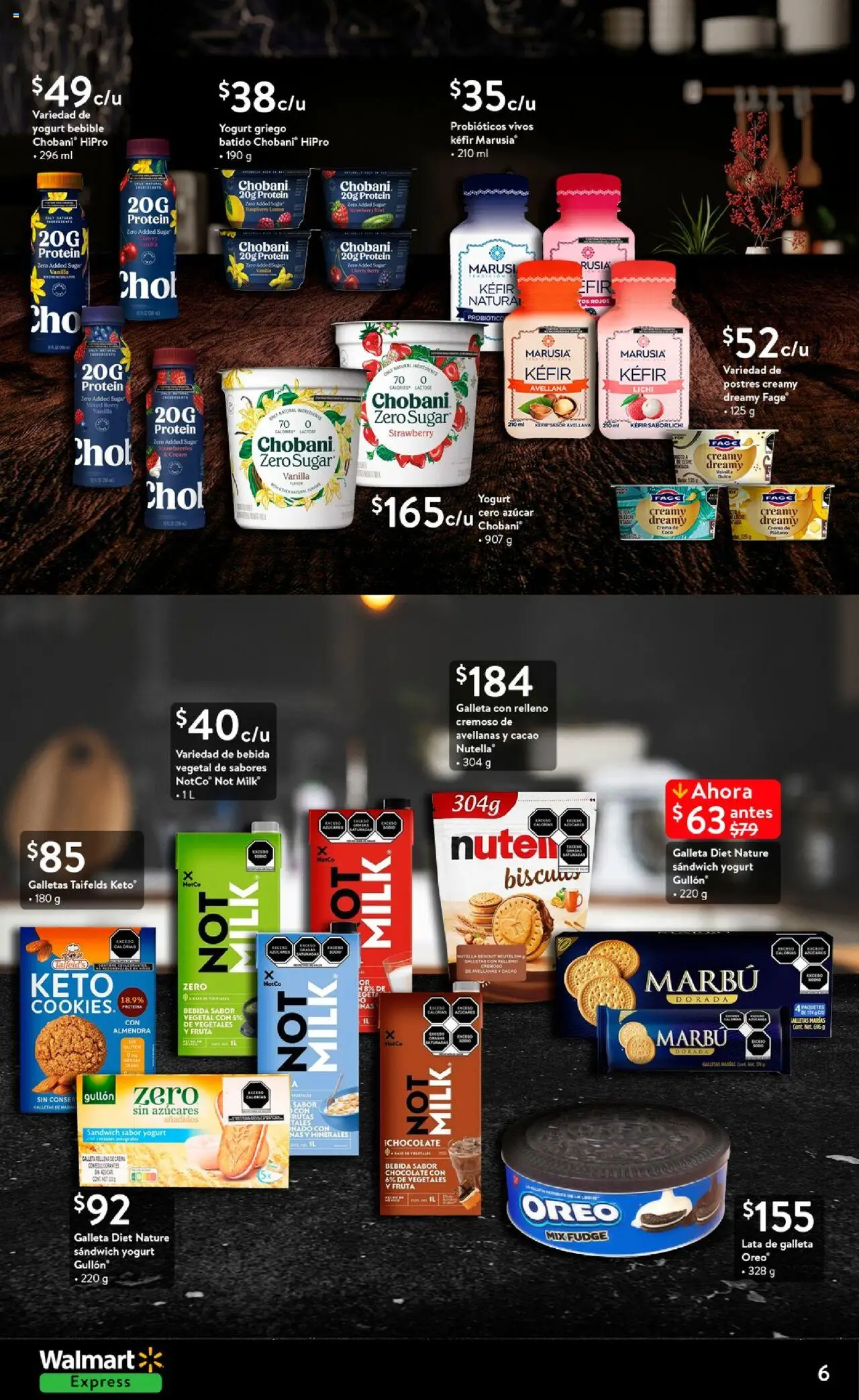 Nuevas ofertas de Walmart Express válidas en toda la República Mexicana desde el 14.10.2025. ¡Encuentra las mejores ofertas en Walmart Express - Folleto! | Página: 6 | Productos: Crema, Chocolate, Almendra, Galletas