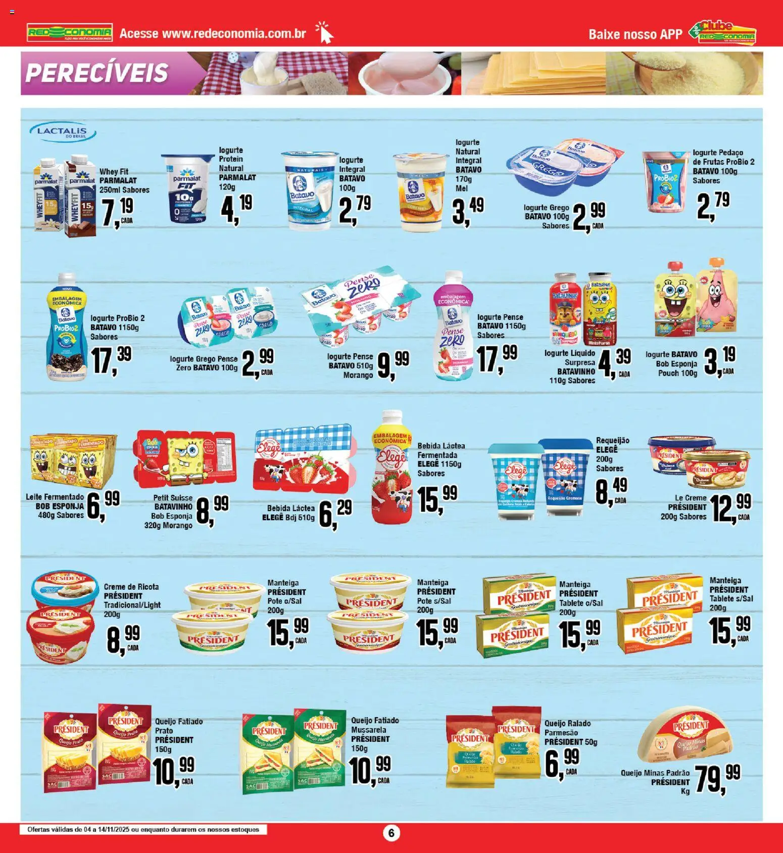 RedEconomia Folheto - válido de 14.11.2025 | Página: 6 | Produtos: Esponja, Leite, Requeijão, Leite fermentado