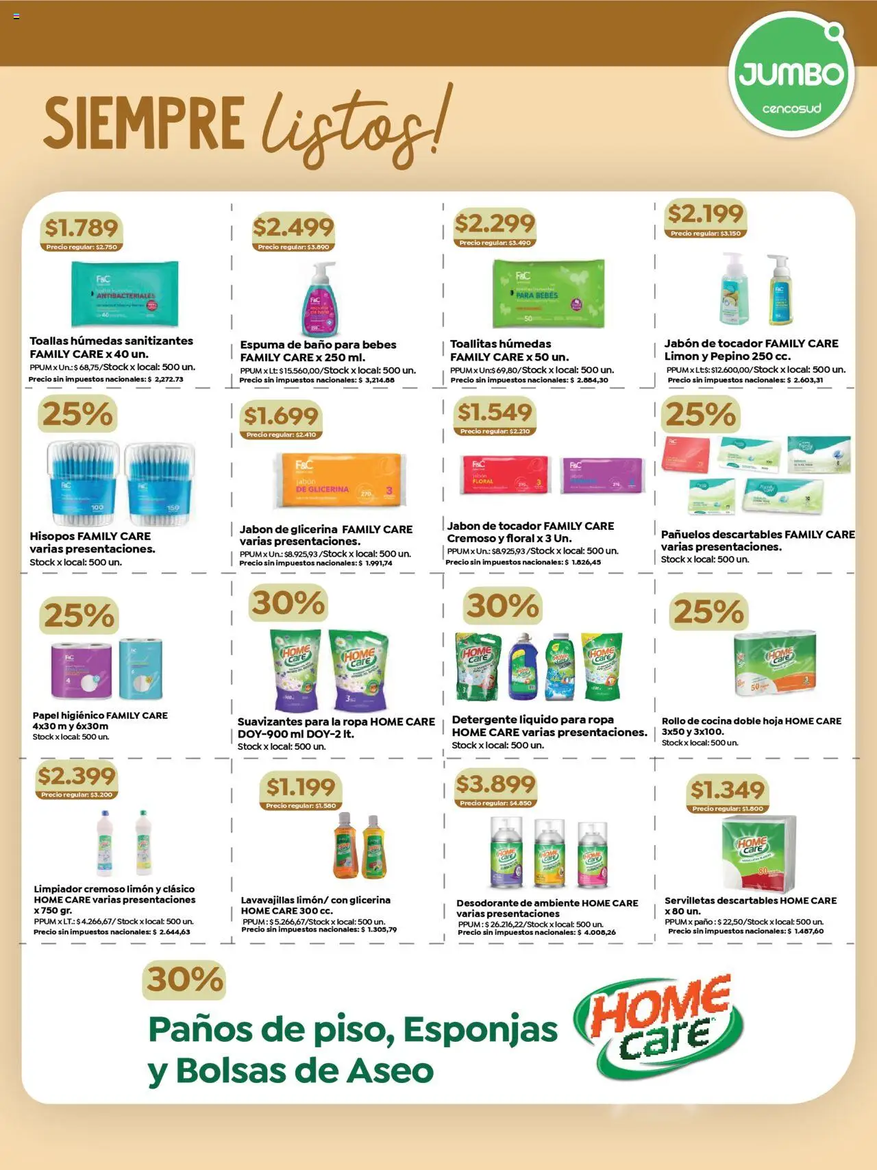 Jumbo - Especial Marcas Propias │ válido desde el 06.08.2025 | Página: 8 | Productos: Jabón, Espuma de baño, Ropa, Limpiador