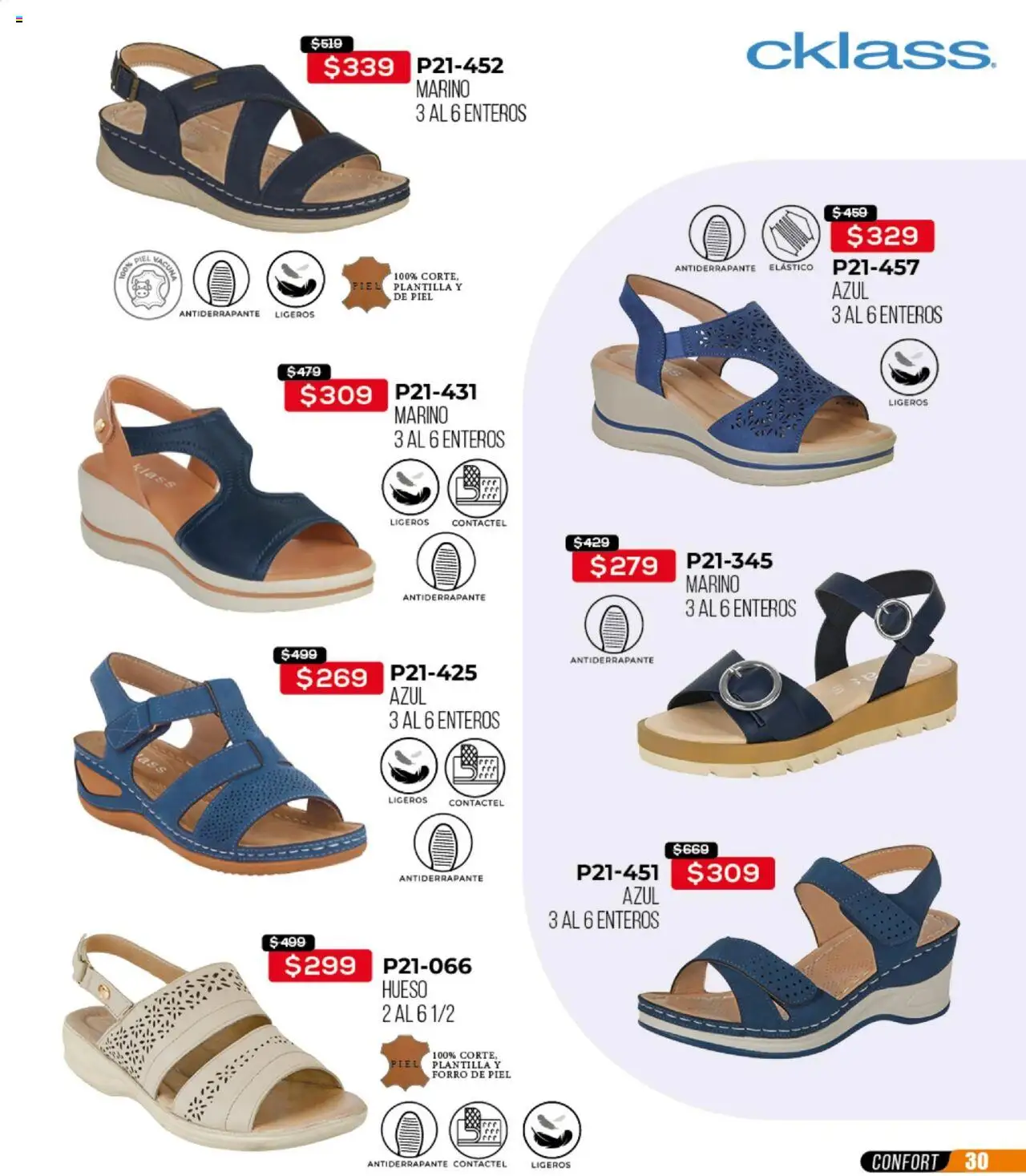 Nuevas ofertas de Cklass válidas en toda la República Mexicana desde el 22.09.2025. ¡Encuentra las mejores ofertas en Cklass - Catálogo Liquidación Calzado! | Página: 31