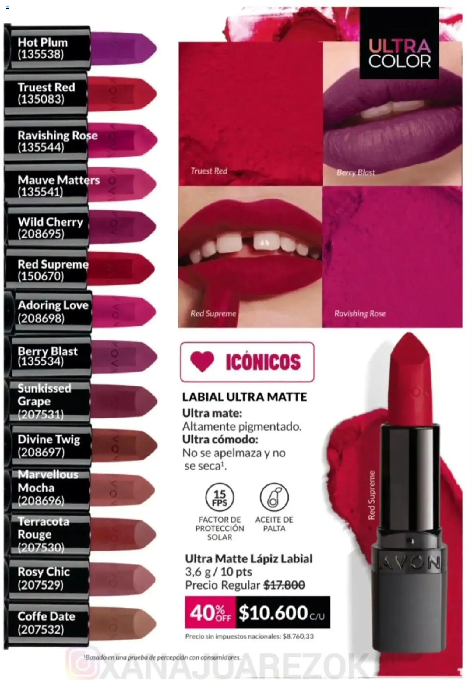 Avon - Campaña 3/2026 │ válido desde el 01.03.2026 | Página: 29 | Productos: Mate, Aceite, Lápiz labial, Palta