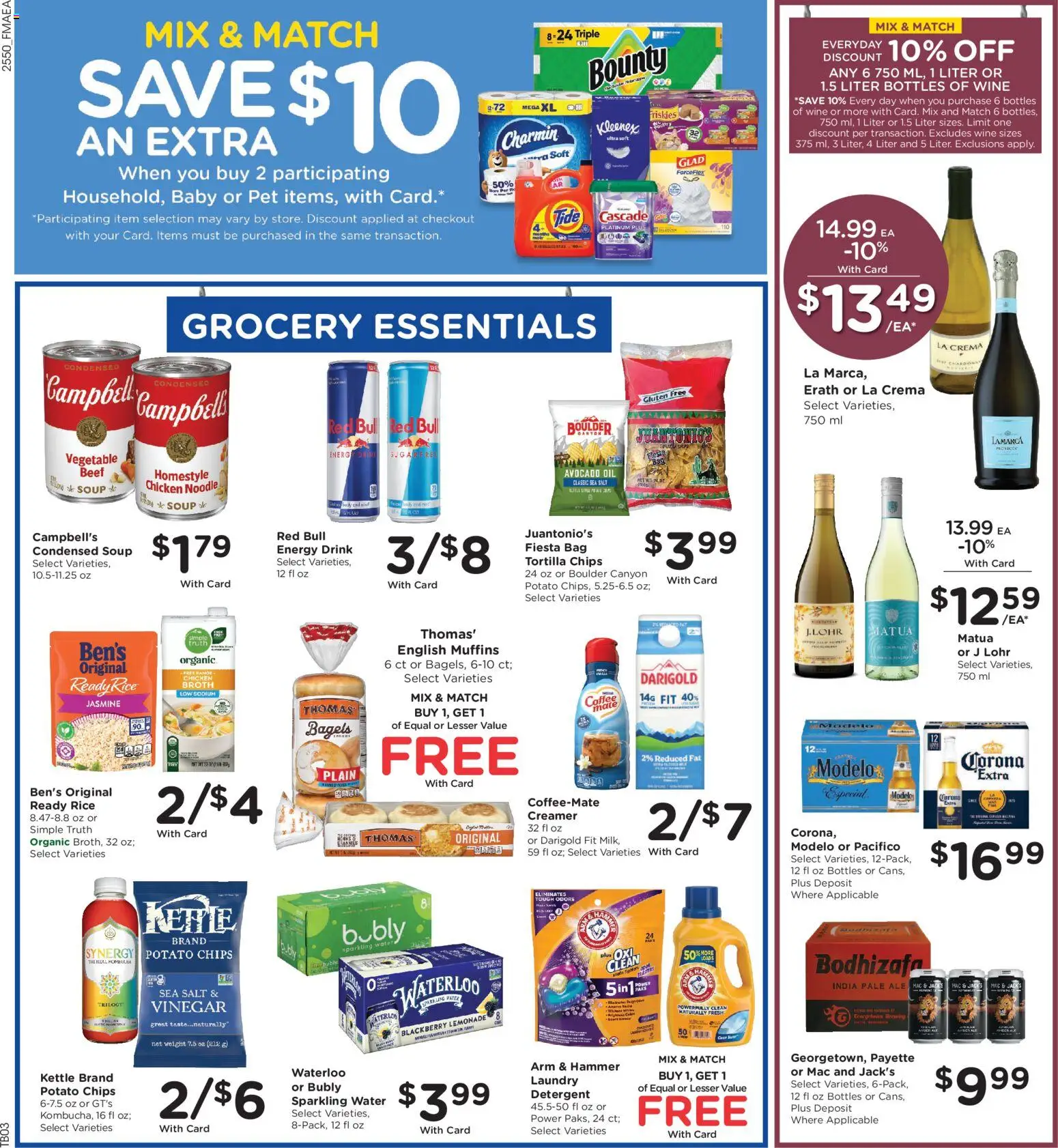 Fred Meyer Weekly Ad - valid from 14.01.2026 | Page: 7 | Products: Oil, Rice, Beef, Water