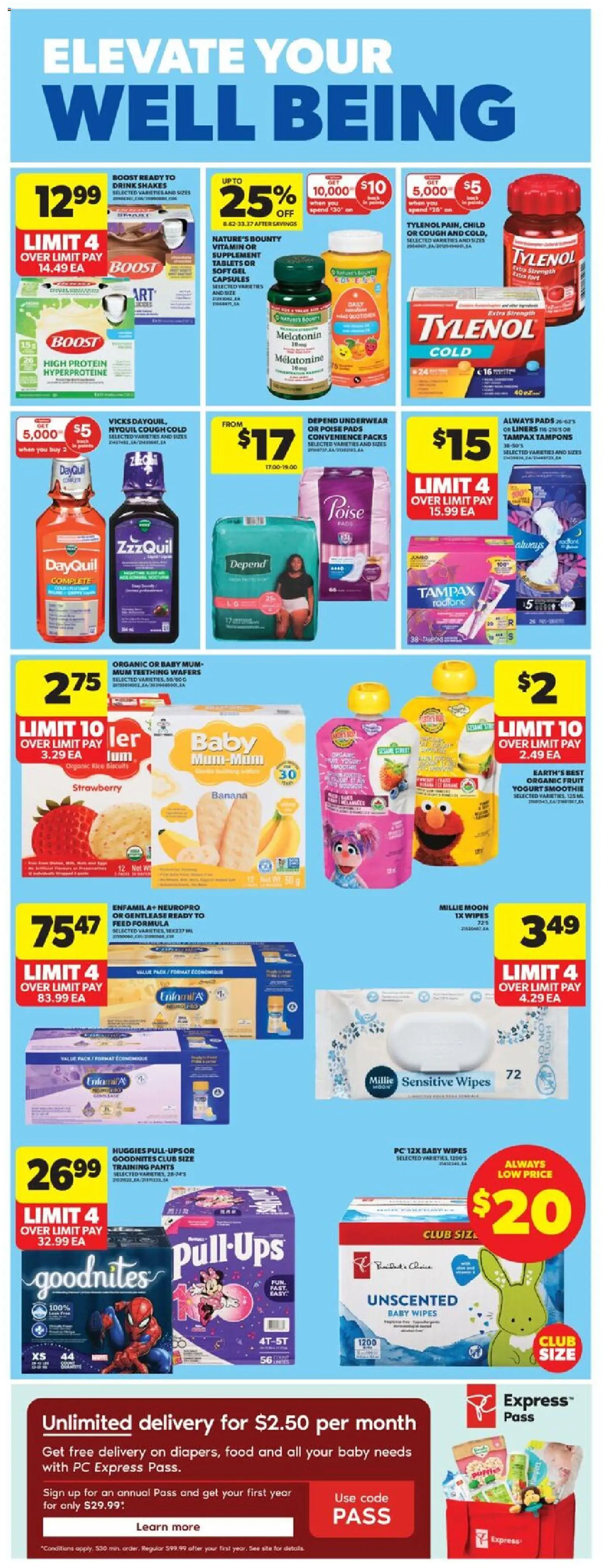 Real Canadian Superstore flyer valid from 04.12.2025 | Page: 26 | Products: Rice, PC, Pants, Underwear