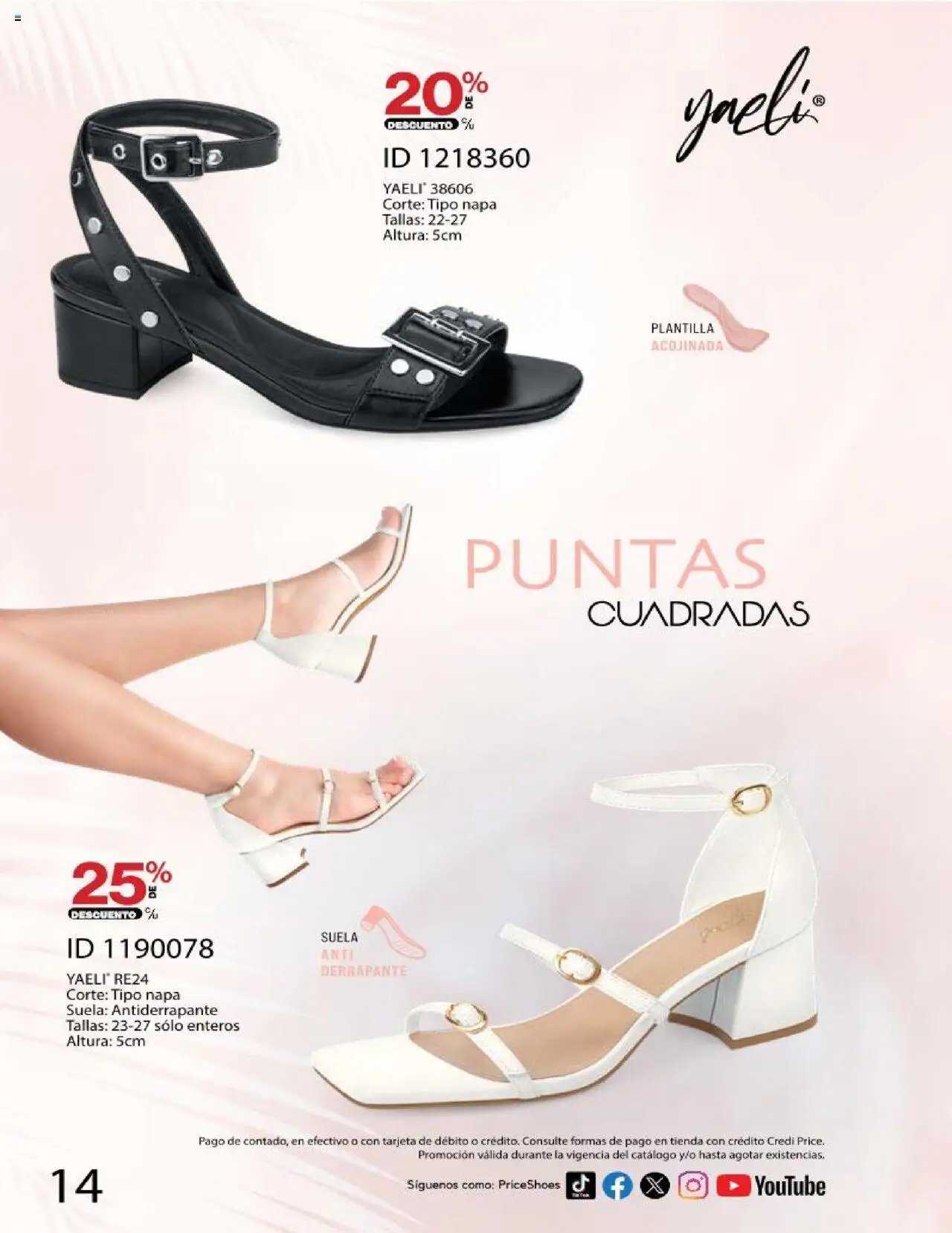 Nuevas ofertas de Price Shoes válidas en toda la República Mexicana desde el 28.04.2025. ¡Encuentra las mejores ofertas en Price Shoes catálogo Calzado PV 2025! | Página: 14