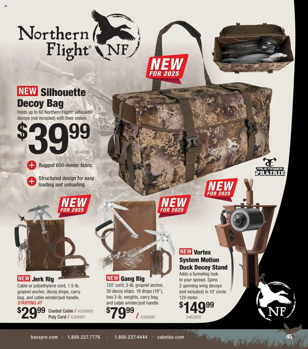 Cabela's Waterfowl 25 - valid from 01.10.2025 | Page: 45 | Products: Cable, Bag, Rig