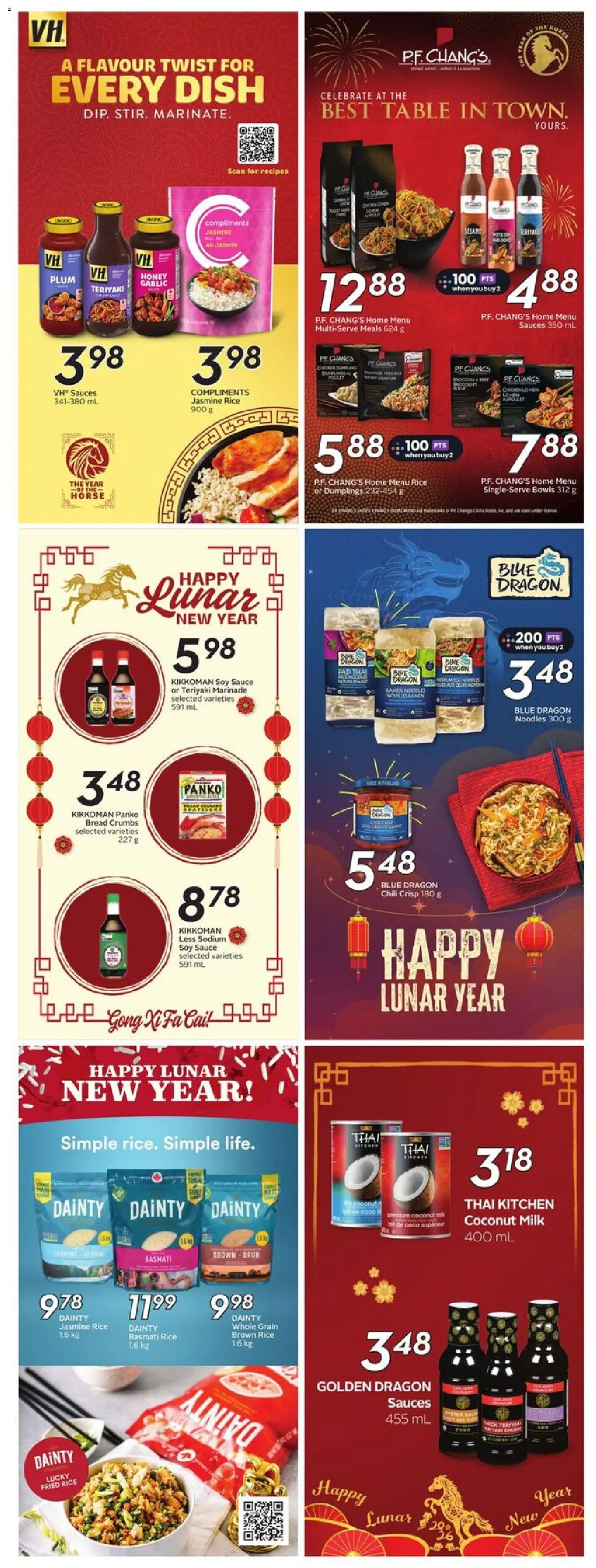 Safeway flyer valid from 29.01.2026 | Page: 24 | Products: Rice, Noodles, Table, Milk