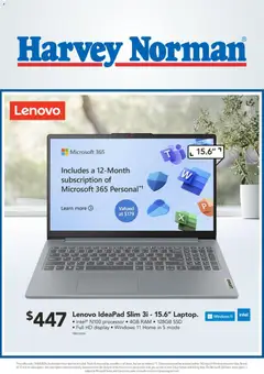 Harvey Norman Great Deals on Laptops & Gaming preview  - valid from 11.04.2026