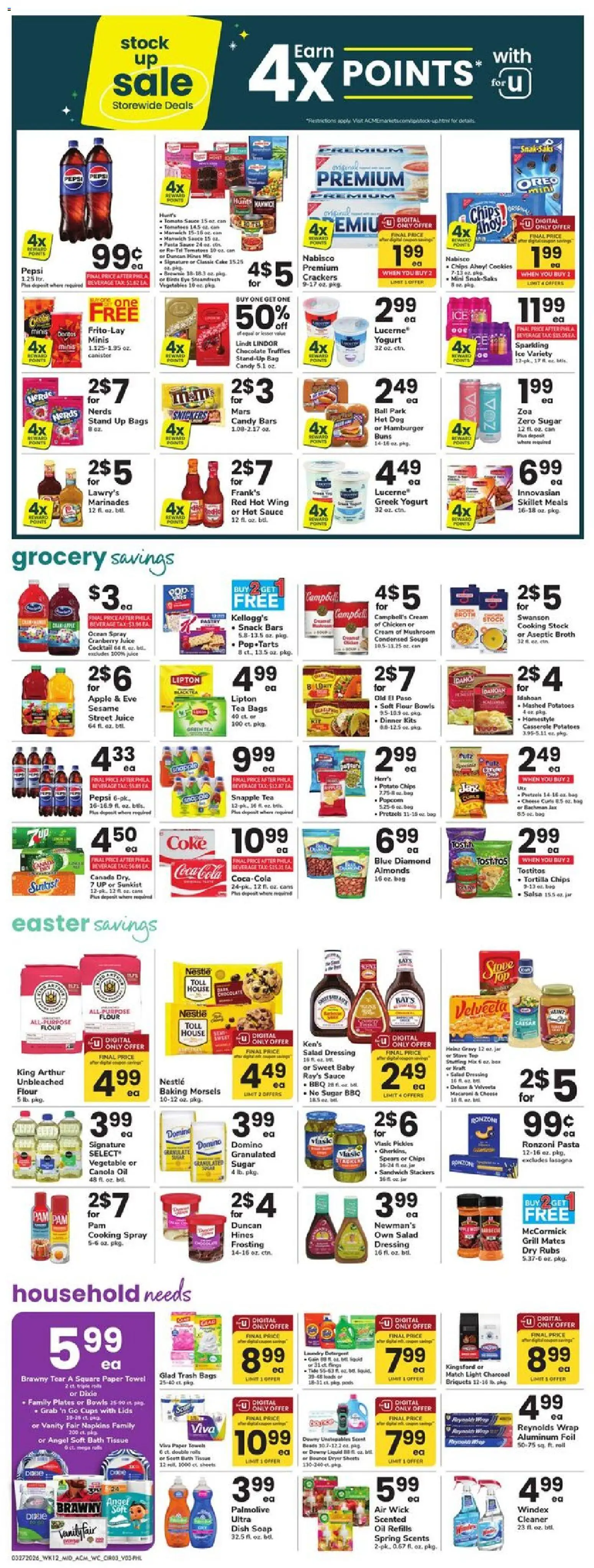 Acme Weekly Ad - valid from 27.03.2026 | Page: 3 | Products: Yogurt, Sauce, Sugar, Iron
