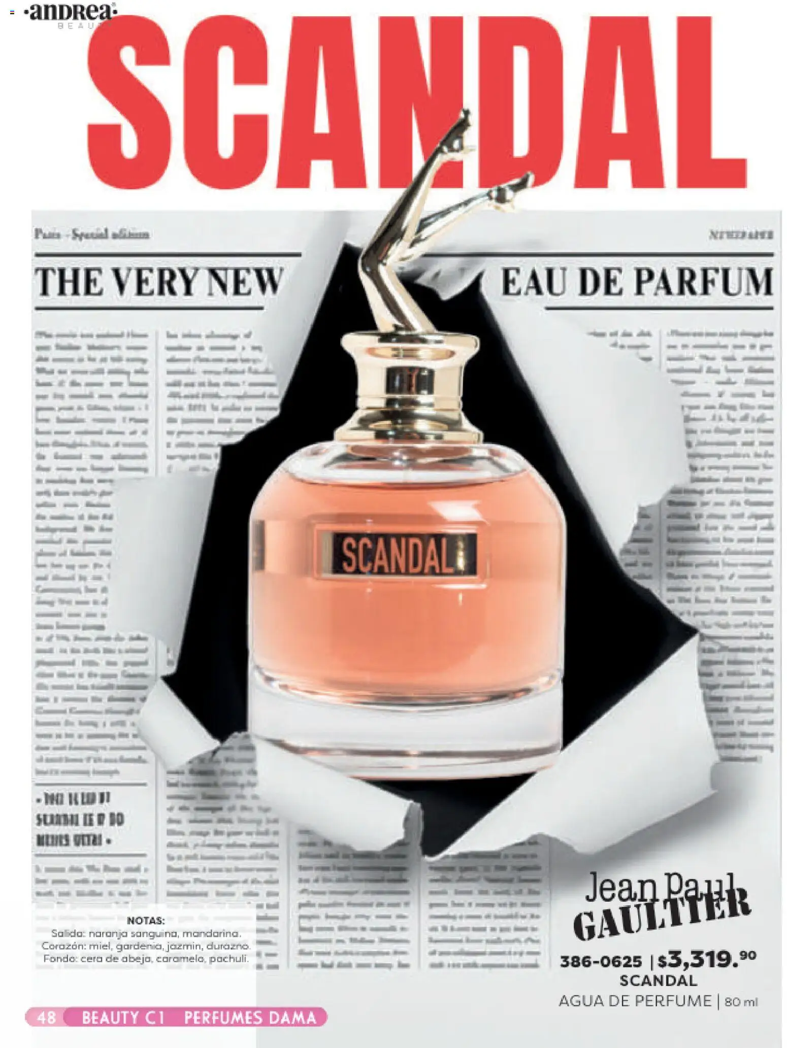 Nuevas ofertas de Andrea válidas en toda la República Mexicana desde el 25.01.2026. ¡Encuentra las mejores ofertas en Andrea catálogo Beauty! | Página: 48 | Productos: Durazno, Agua, Cera, Perfume