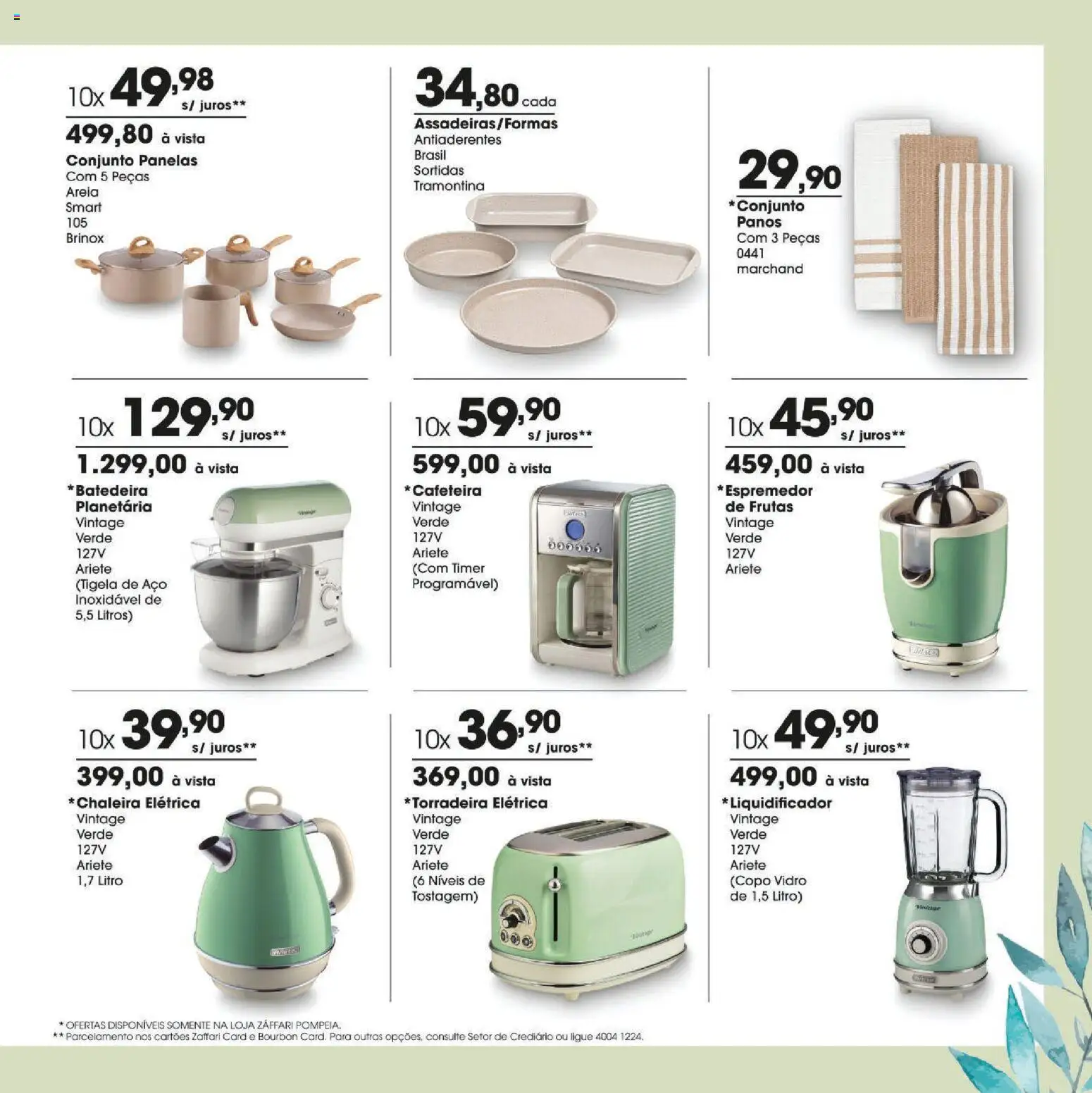 Zaffari Folheto - válido de 24.04.2026 | Página: 7 | Produtos: Espremedor, Liquidificador, Bourbon, Tigela