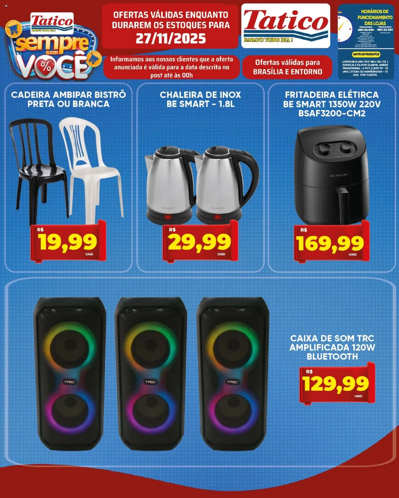Tatico Folheto - válido de 28.11.2025 | Página: 39 | Produtos: Caixa de som, Caixa, Cerveja, Hambúrguer