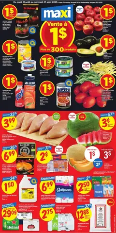Preview of Maxi weekly flyer / circulaire from shop Maxi valid from 21.08.2025