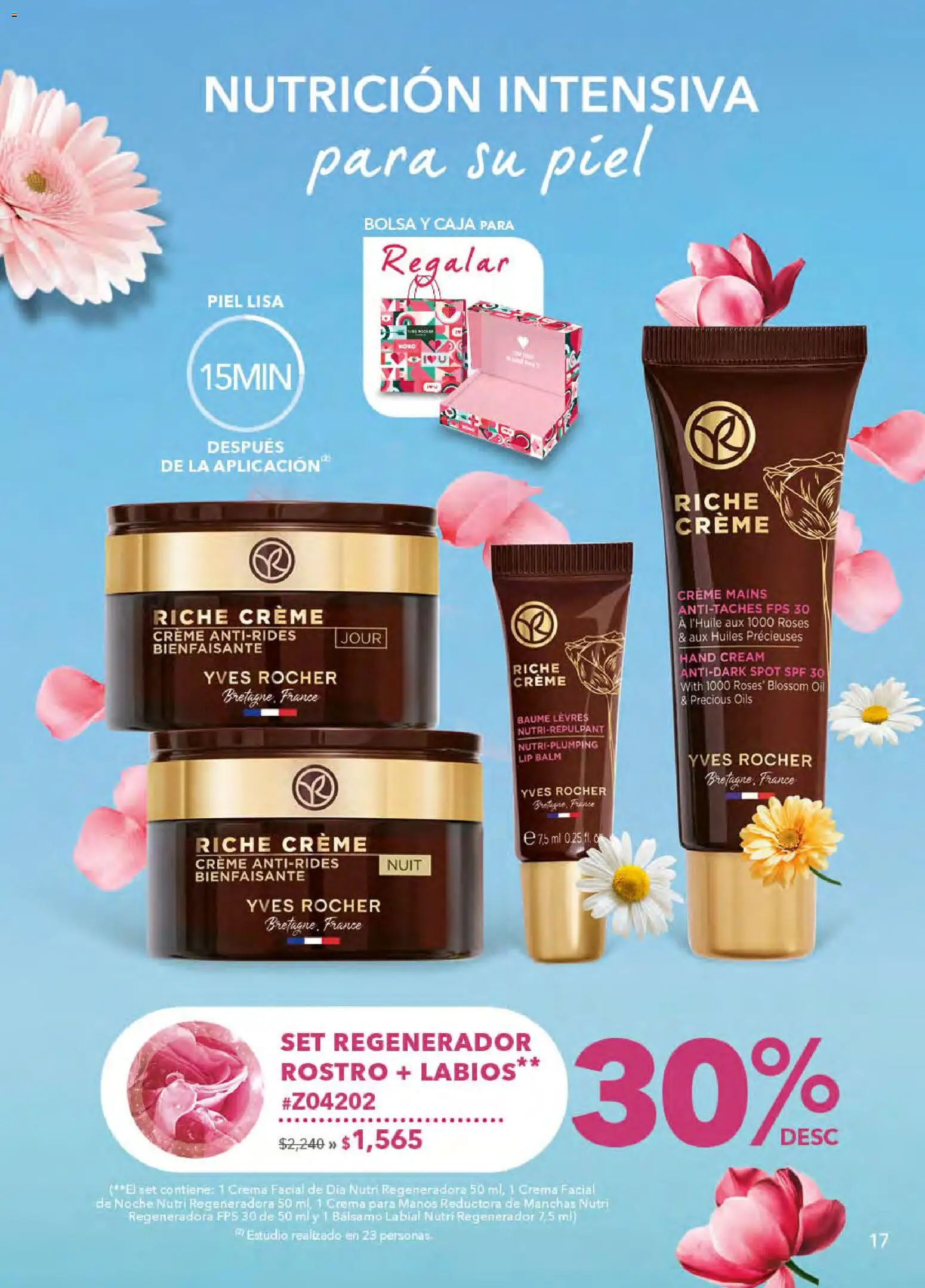 Nuevas ofertas de Yves Rocher válidas en toda la República Mexicana desde el 21.04.2026. ¡Encuentra las mejores ofertas en Yves Rocher campaña 6 2026! | Página: 17 | Productos: Crema, Bolsa, Bálsamo, Caja