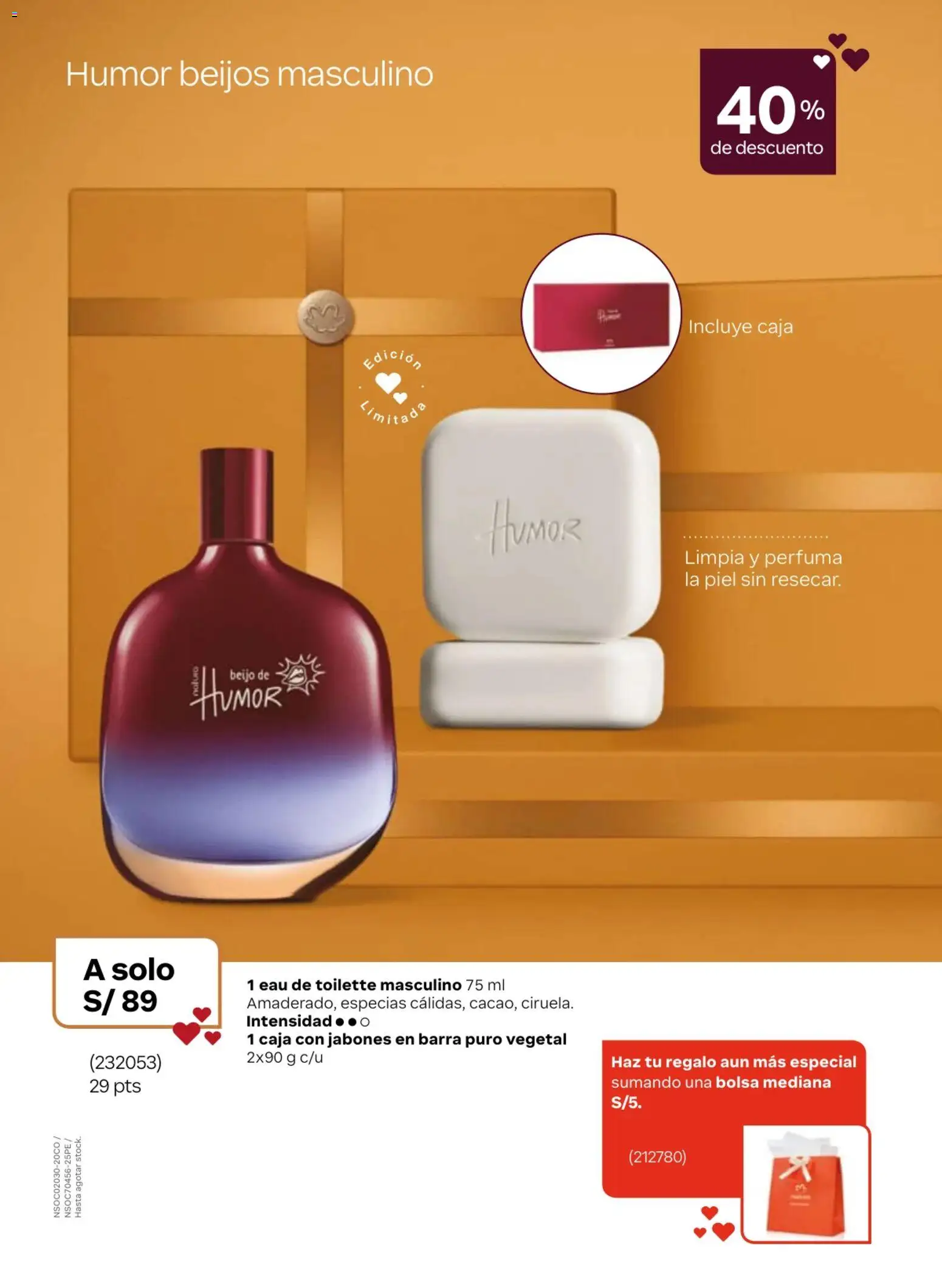 Catálogo Natura válido desde 18.02.2026 | Página: 11 | Productos: Caja, Bolsa, EAU de Toilette