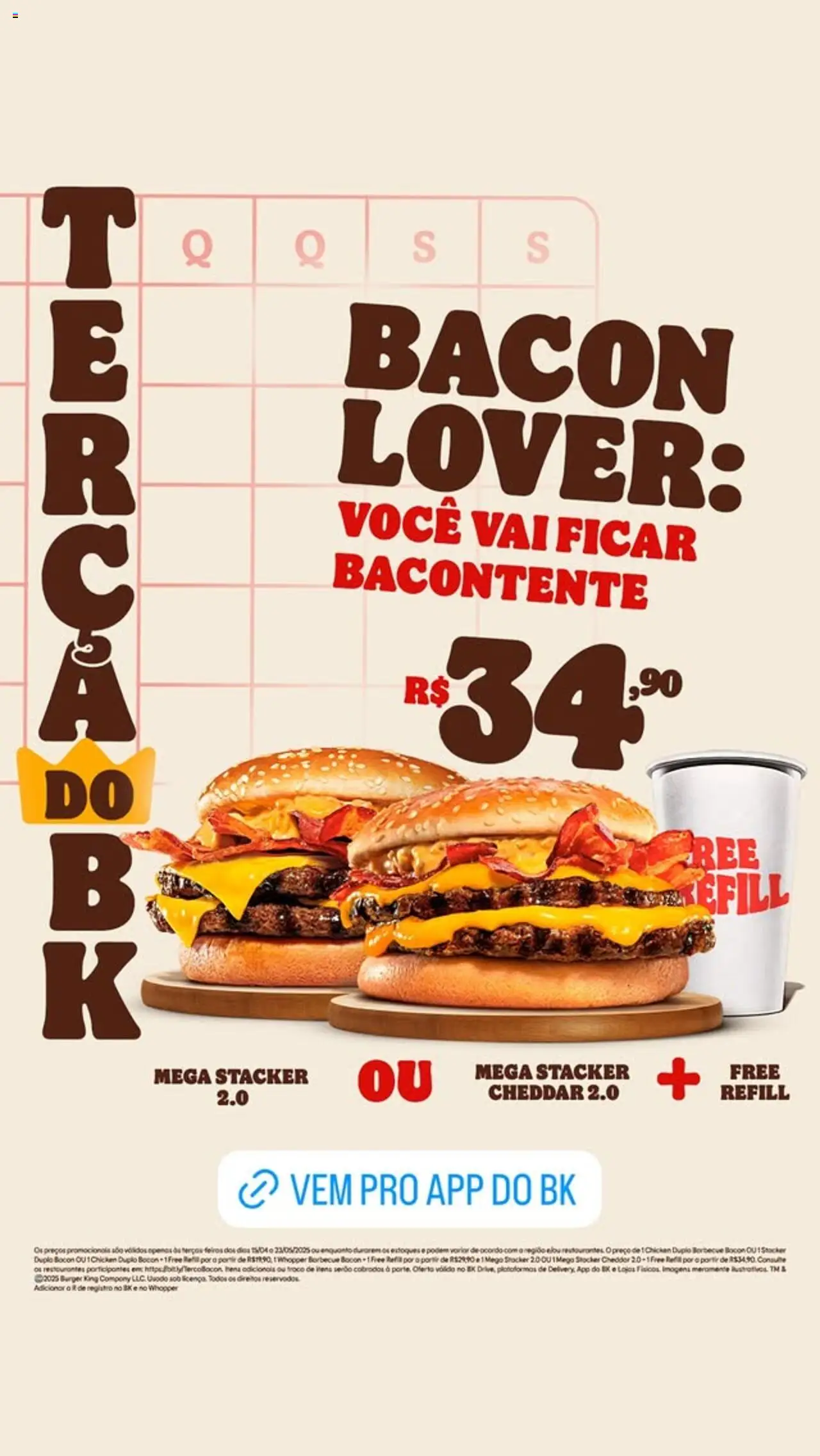 Burger King Folheto - válido de 07.08.2025 | Página: 4 | Produtos: Chicken duplo, Cheddar, Rodo