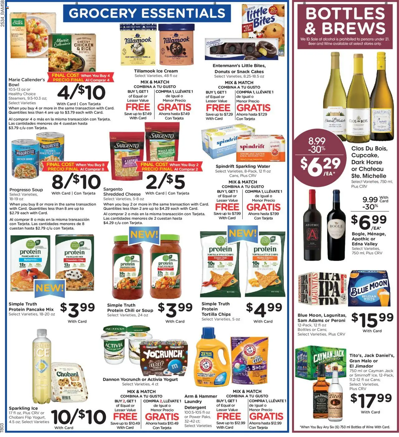 Ralphs Weekly Ad - valid from 24.09.2025 | Page: 6 | Products: Cheese, Chocolate, Cream, Water