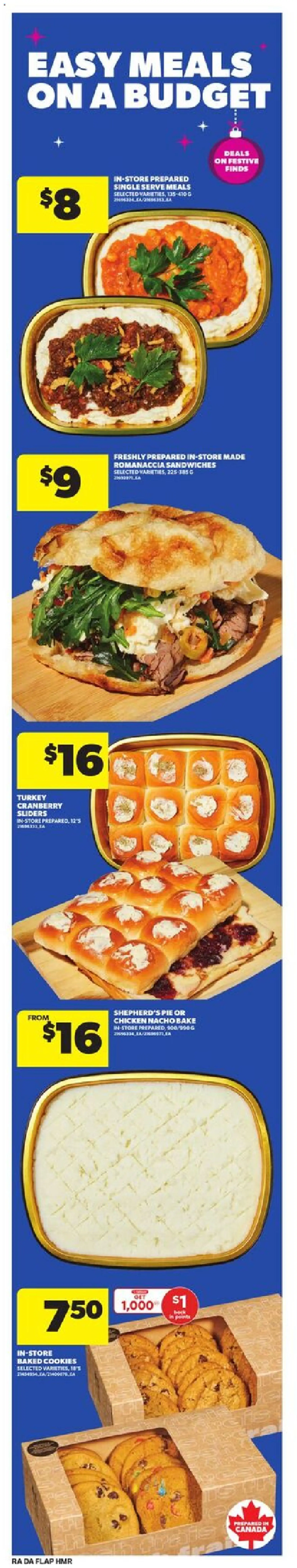 Atlantic Superstore flyer valid from 11.12.2025 | Page: 8 | Products: Cookies, Turkey, Chicken