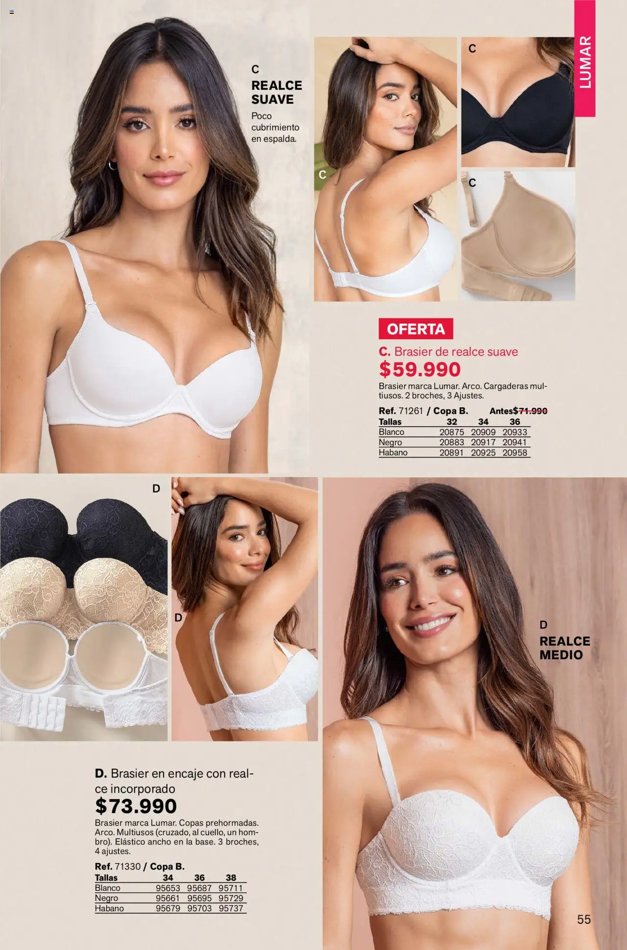 Leonisa revista - valida desde el 04.08.2025 | Página: 55 | Productos: Brasier