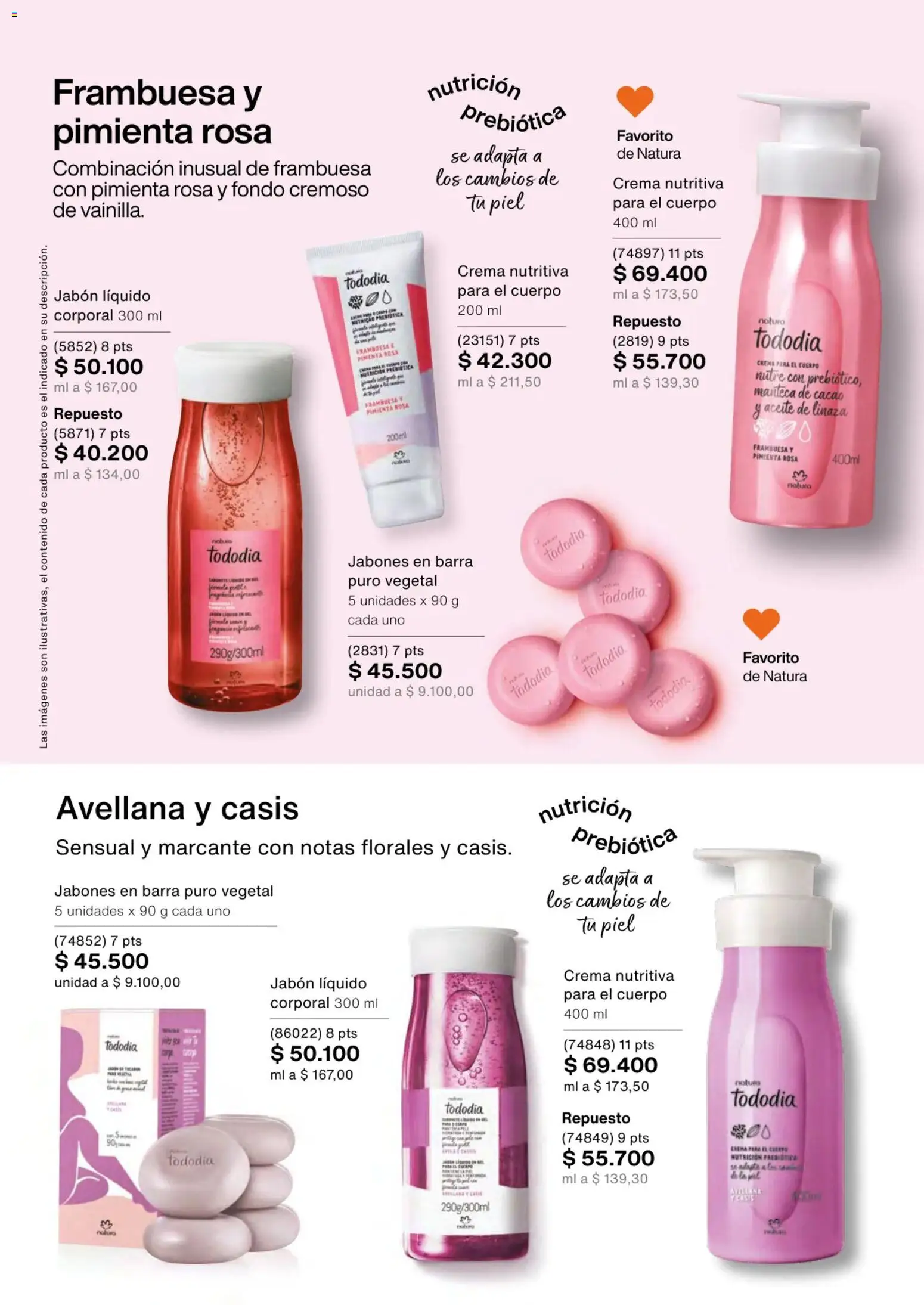 Natura revista - valida desde el 01.03.2026 | Página: 99 | Productos: Pimienta, Crema, Combinación, Jabón