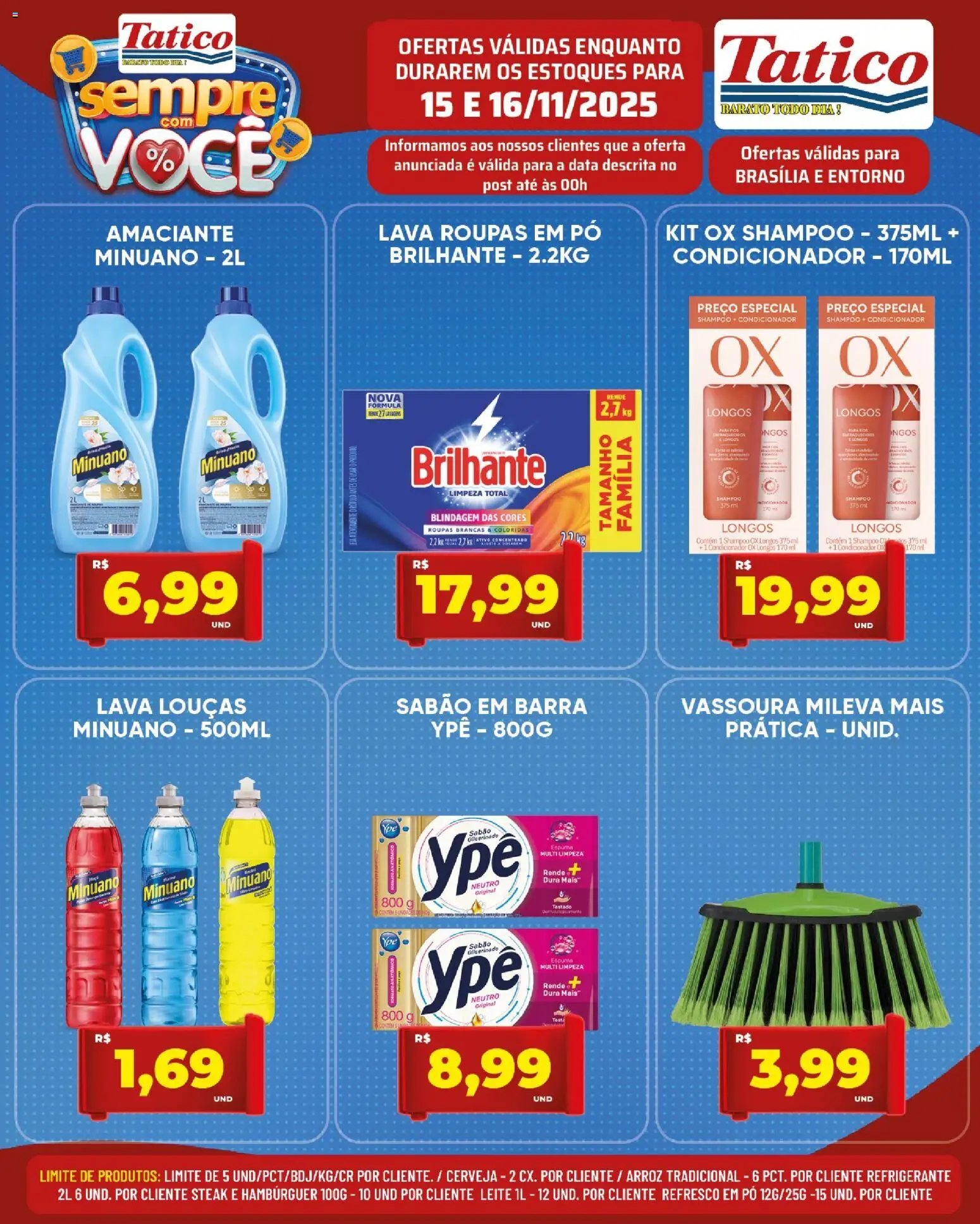Tatico Folheto - válido de 17.11.2025 | Página: 31 | Produtos: Sabão em barra, Sabão, Leite, Arroz
