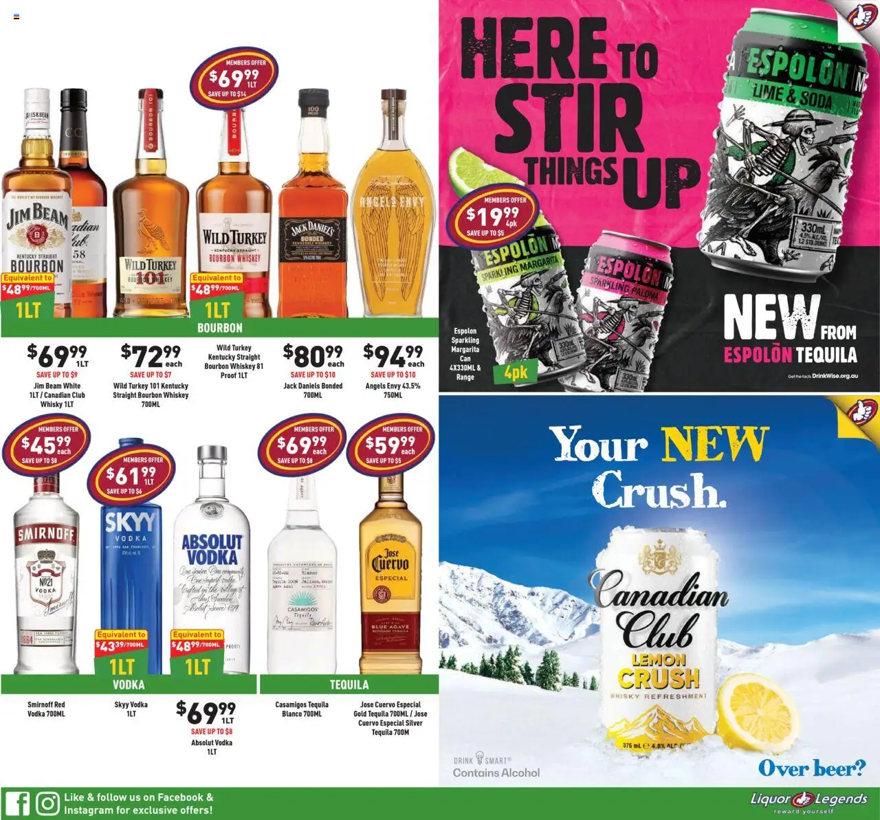 Liquor Legends catalogue - valid from 27.08.2025 | Page: 5 | Products: Beer, Bourbon, Vodka, Whiskey