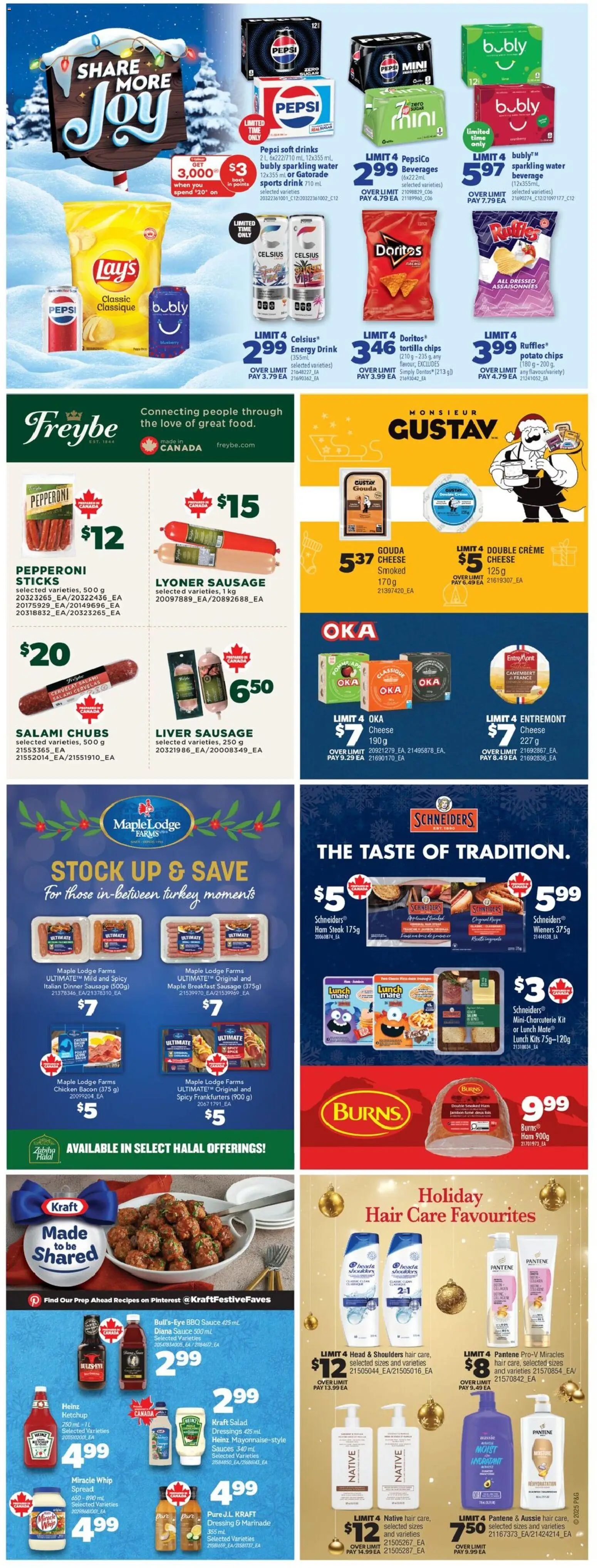 Real Canadian Superstore flyer valid from 18.12.2025 | Page: 32 | Products: Chips, Salad, Salami, Chicken