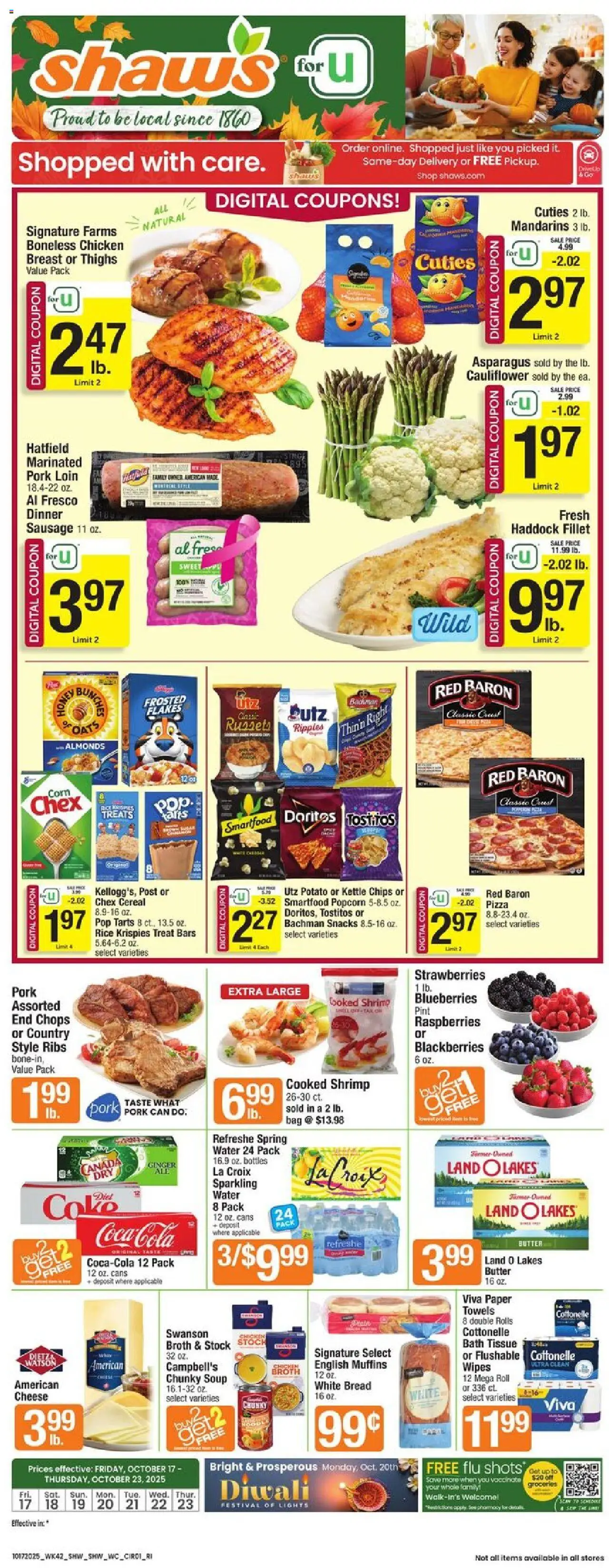 Shaw's Weekly Ad - RI - valid from 17.10.2025 | Page: 3 | Products: Bath, Butter, Rice, Kettle