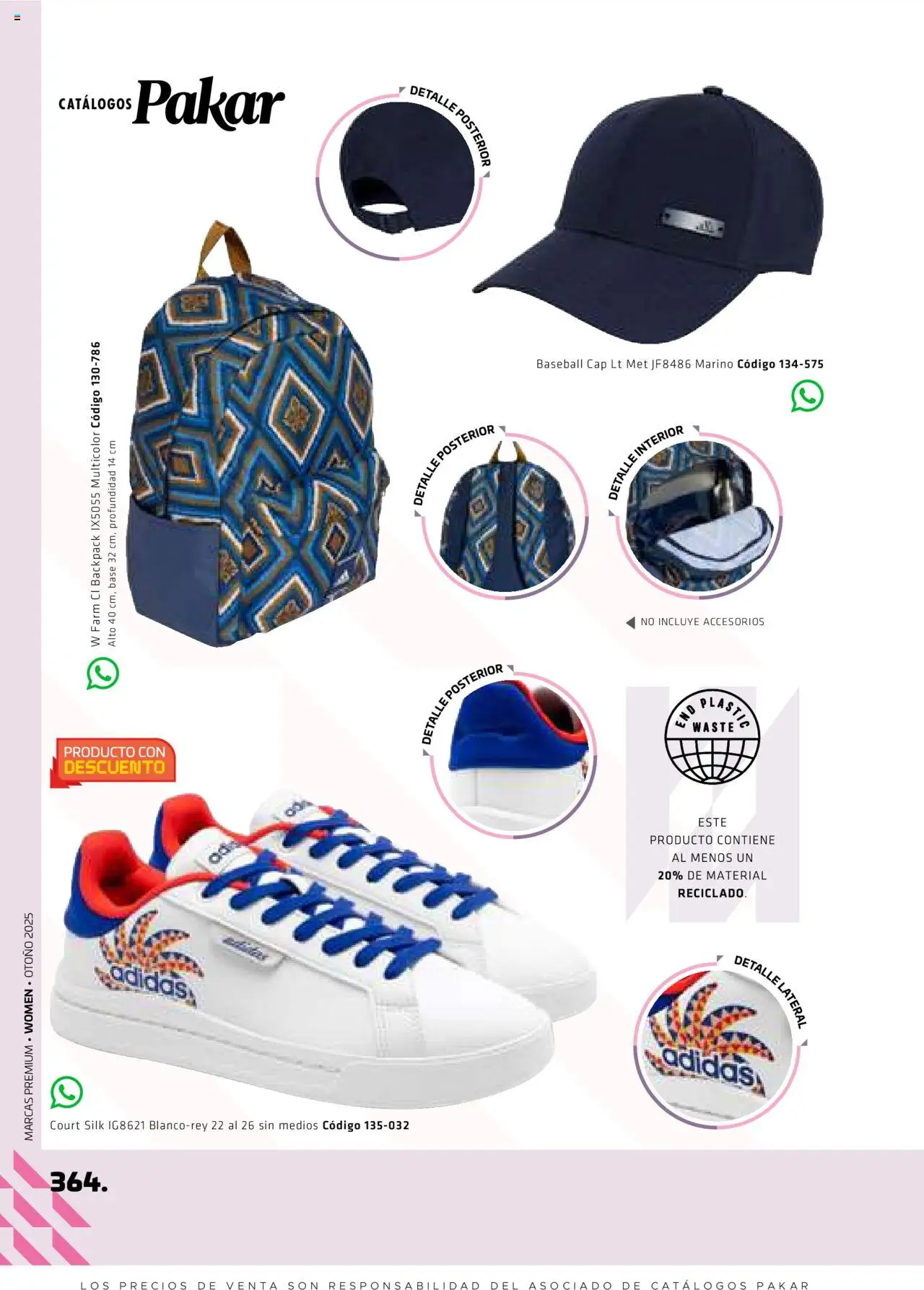 Nuevas ofertas de SC Pakar válidas en toda la República Mexicana desde el 29.08.2025. ¡Encuentra las mejores ofertas en SC Pakar - Catálogo Otoño Women! | Página: 364