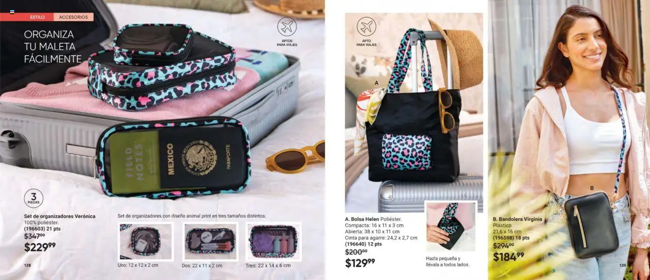 Nuevas ofertas de AVON válidas en toda la República Mexicana desde el 11.07.2025. ¡Encuentra las mejores ofertas en AVON casa & Estilo 11 2025! | Página: 70 | Productos: Bolsa, Maleta, Cinta
