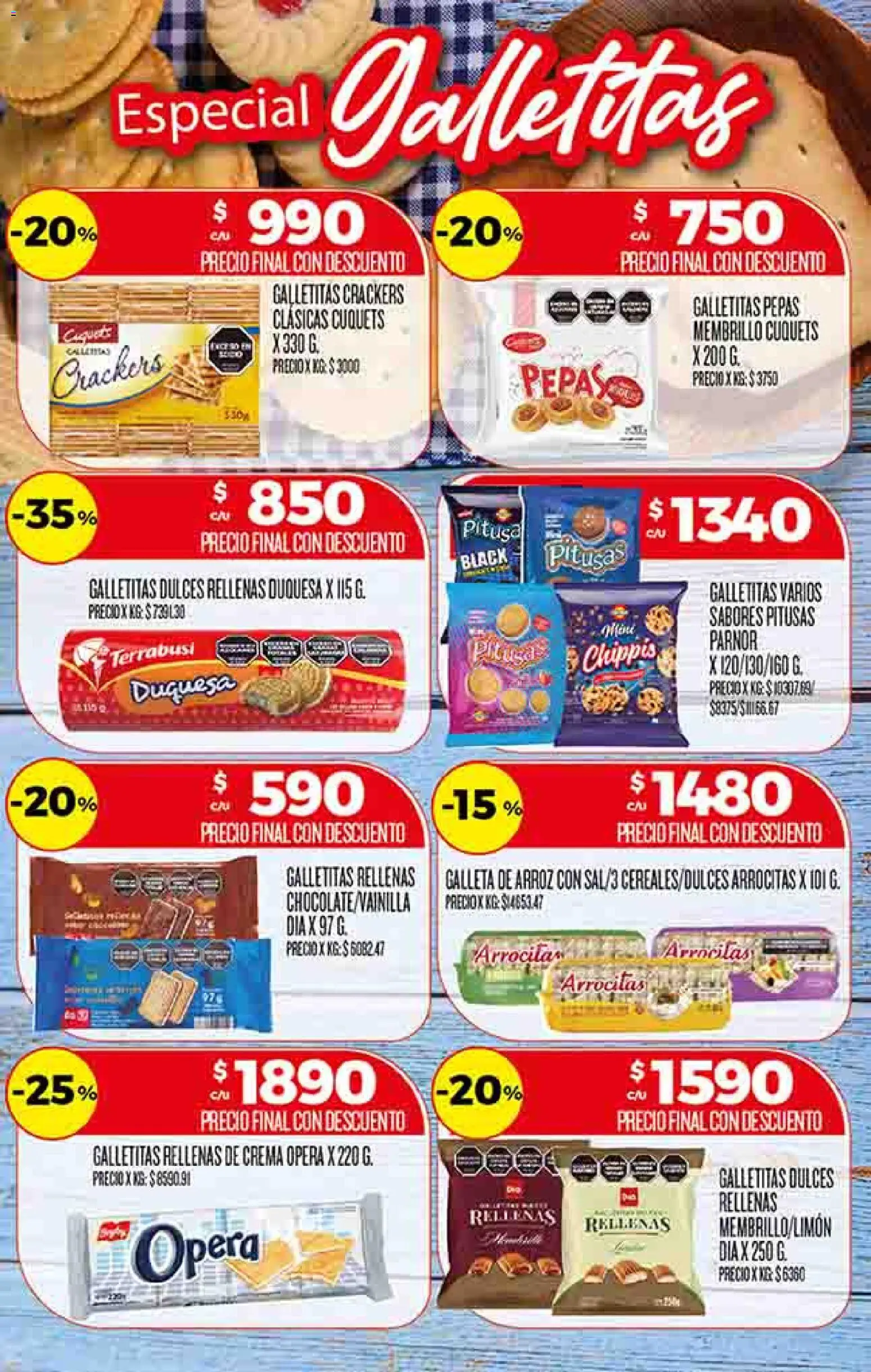 Dia - Ofertas - Salta y Jujuy │ válido desde el 08.04.2026 | Página: 12 | Productos: Galletitas, Limón, Arroz, Crema