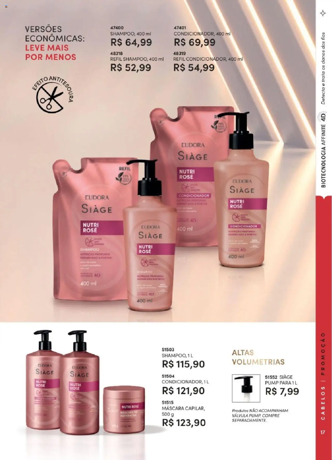Eudora Folheto - válido de 06.06.2025 | Página: 17 | Produtos: Shampoo, Condicionador
