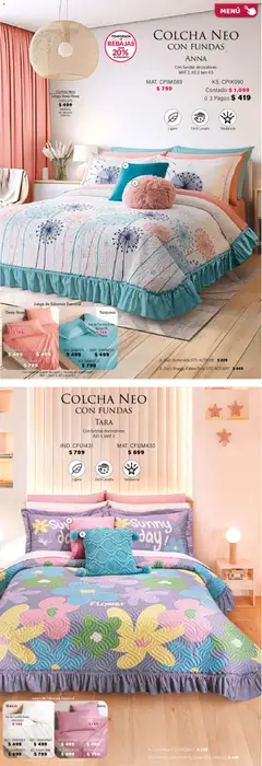 Vista previa de Colchas Concord catálogo, nuevo folleto de la tienda, válido en México a partir del 01.02.2026 | Página: 84