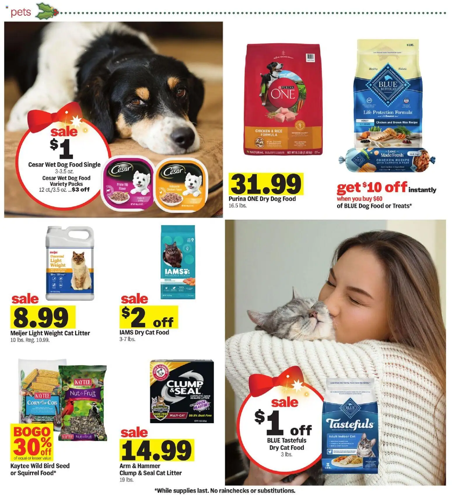 Meijer Weekly Ad - MI - valid from 05.11.2025 | Page: 28 | Products: Corn, Dog Food, Cat Litter, Hammer