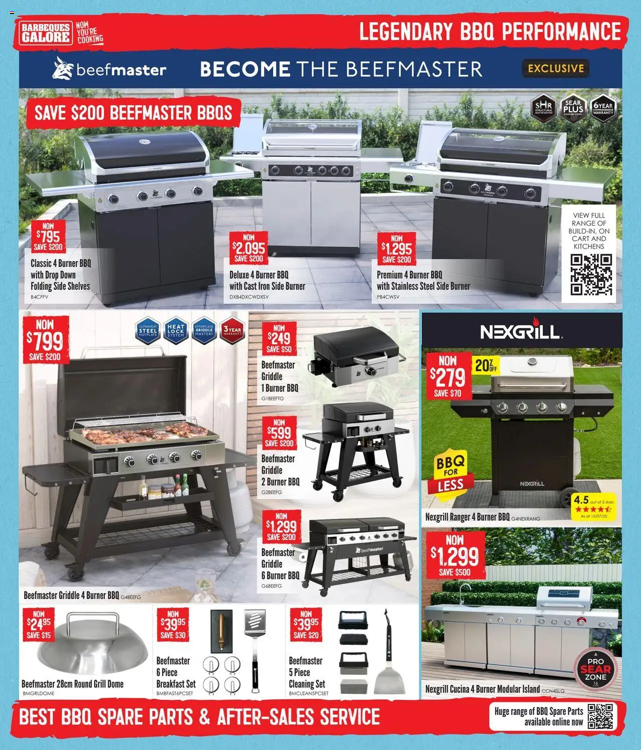 Barbeques Galore catalogue - valid from 20.08.2025 | Page: 4 | Products: Cart, Grill, Iron