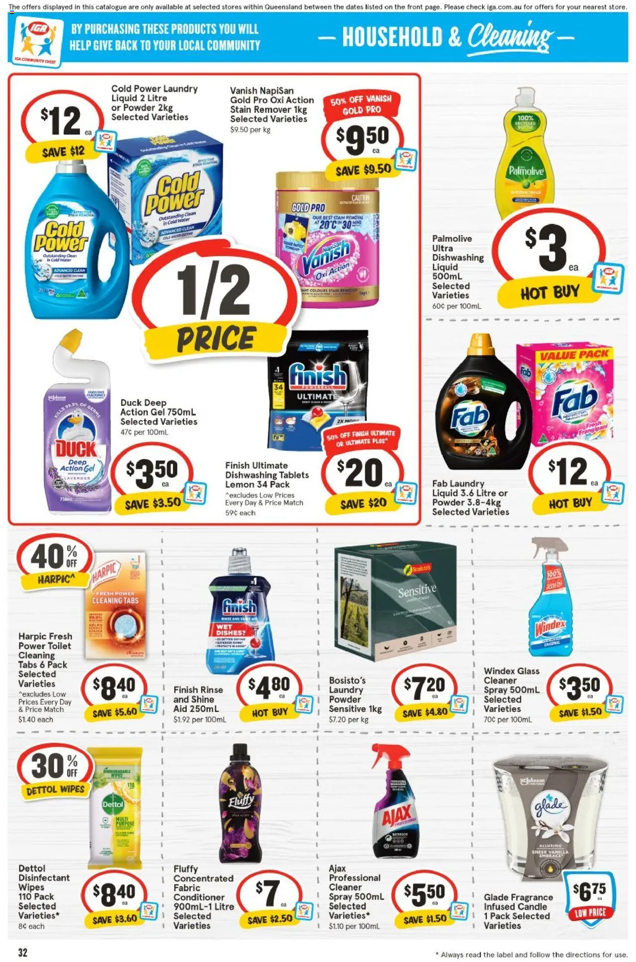 IGA catalogue - valid from 18.06.2025 | Page: 33 | Products: Household, Fragrance, Powder, Cleaner