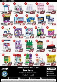 Cometa Supermercados Folheto - válido de 11.08.2025 | Página: 4 | Produtos: Detergente, Roupas, Absorvente, Inseticida