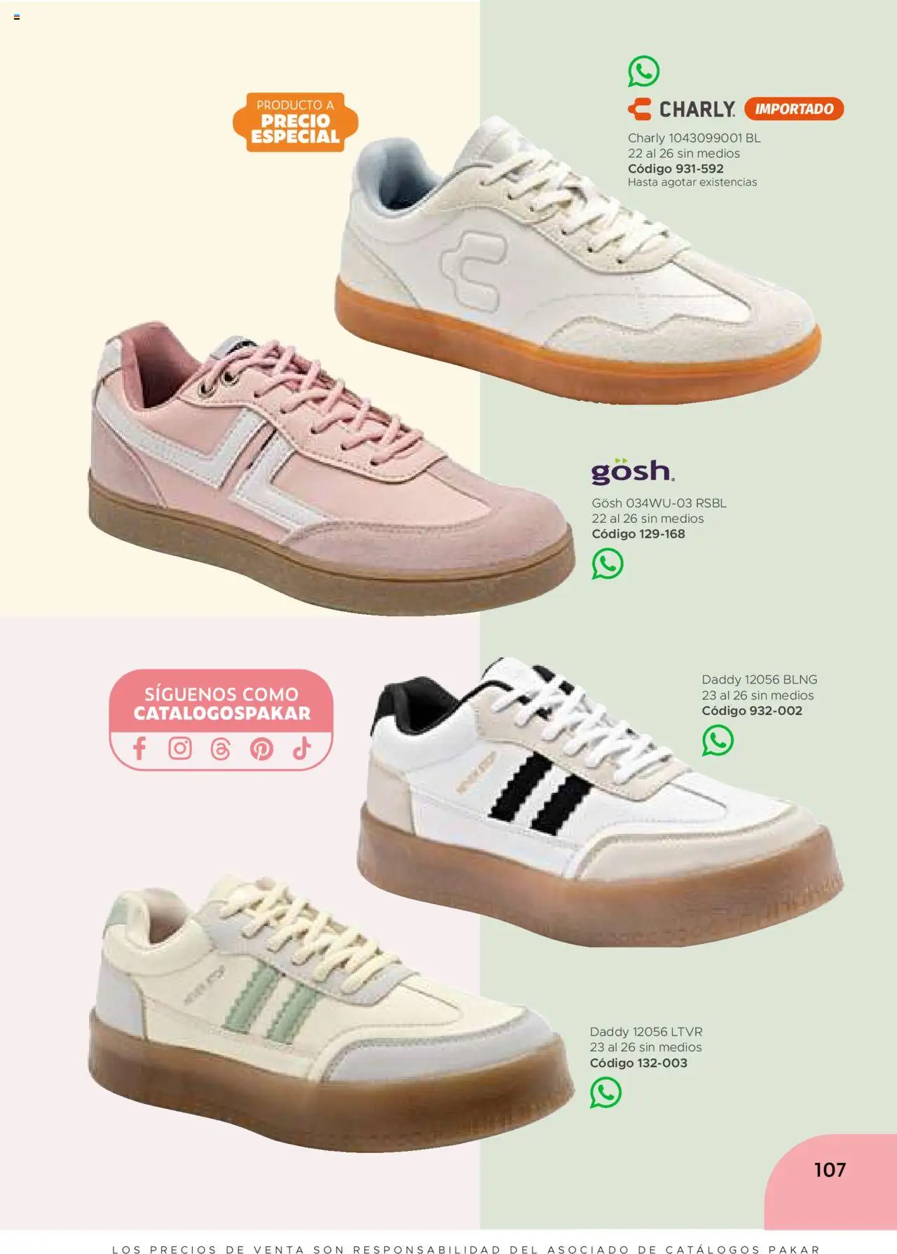 Nuevas ofertas de SC Pakar válidas en toda la República Mexicana desde el 24.07.2025. ¡Encuentra las mejores ofertas en SC Pakar - Catálogo Casual otoño / invierno! | Página: 107