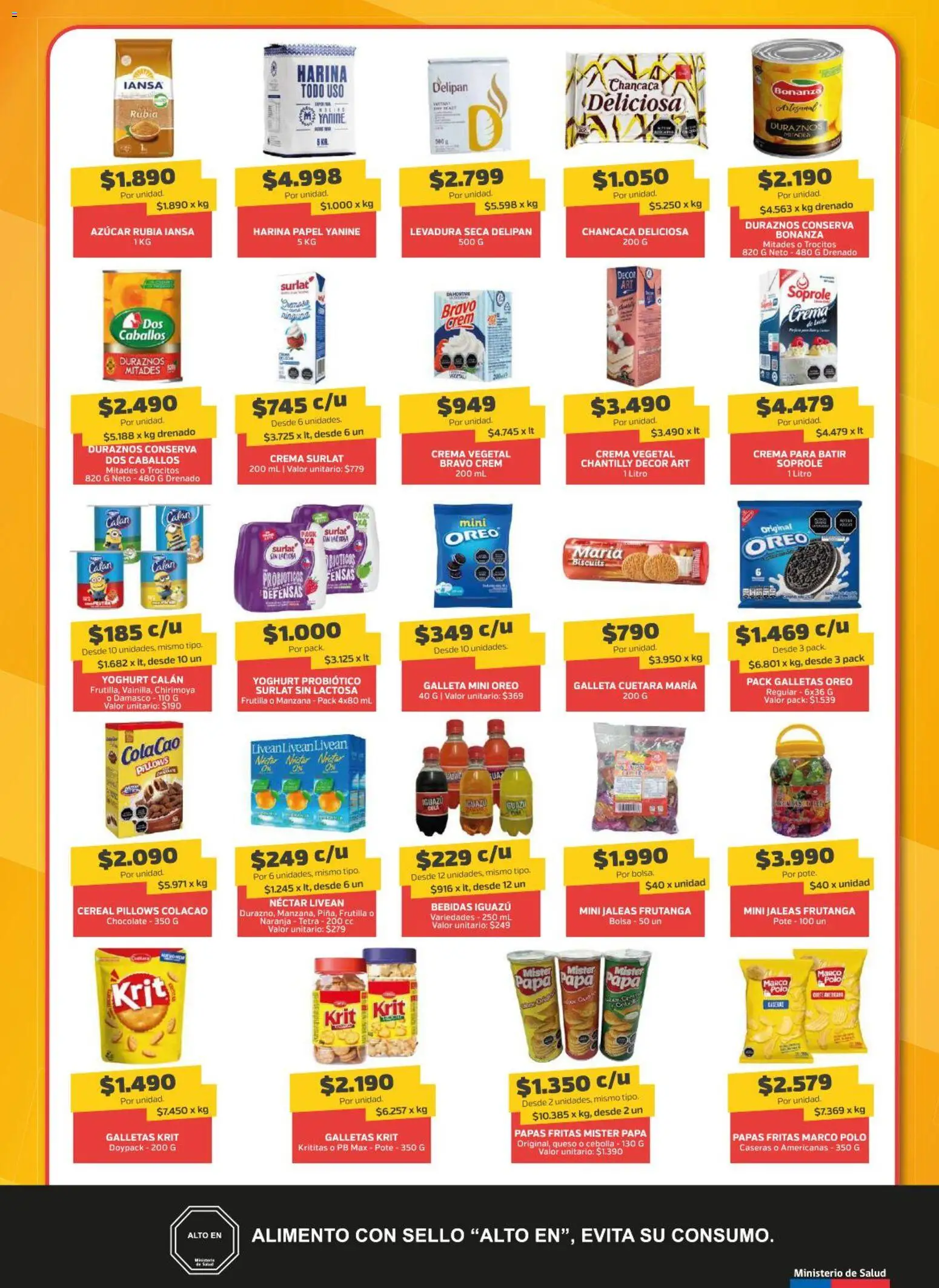 Super Ganga ofertas  │ válido desde el 09.04.2026 | Página: 5 | Productos: Levadura, Chocolate, Cebolla, Crema