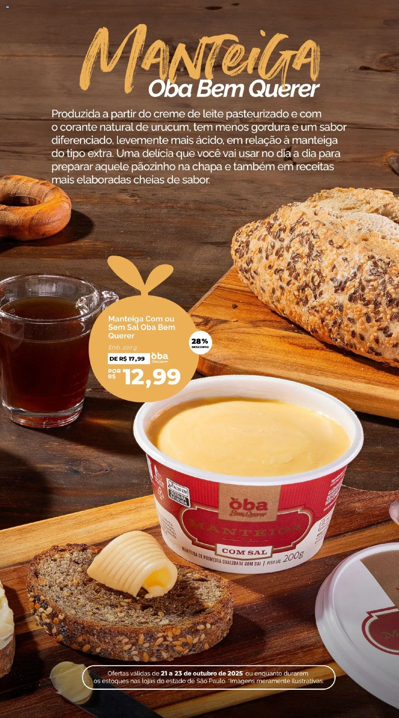 Oba Hortifruti Folheto - válido de 21.10.2025 | Página: 3 | Produtos: Leite, Creme, Creme de leite, Sal