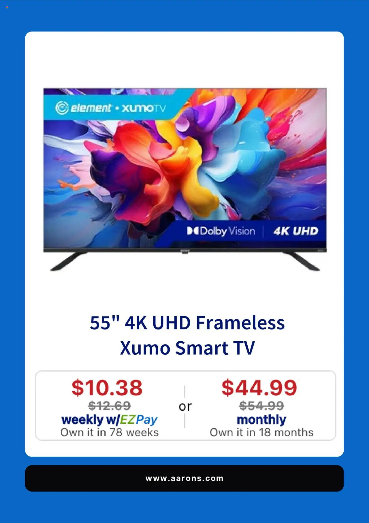 Aaron's Monthly Ad - valid from 01.08.2025 | Page: 2 | Products: Tv