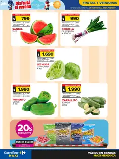 Vista previa Carrefour - Frutas y Verduras  válido desde el 26.01.2026