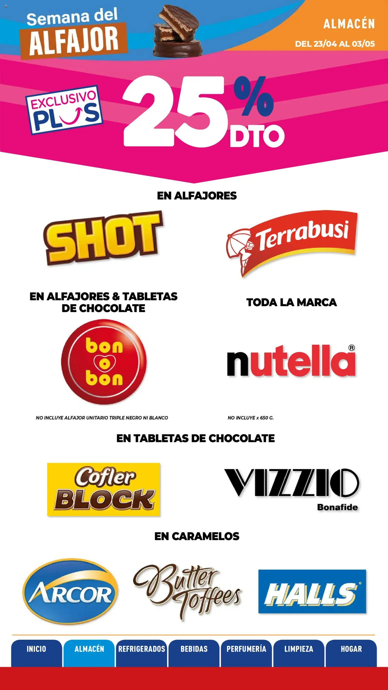 La Anonima catálogo │ válido desde el 23.04.2026 | Página: 14 | Productos: Chocolate, Alfajor