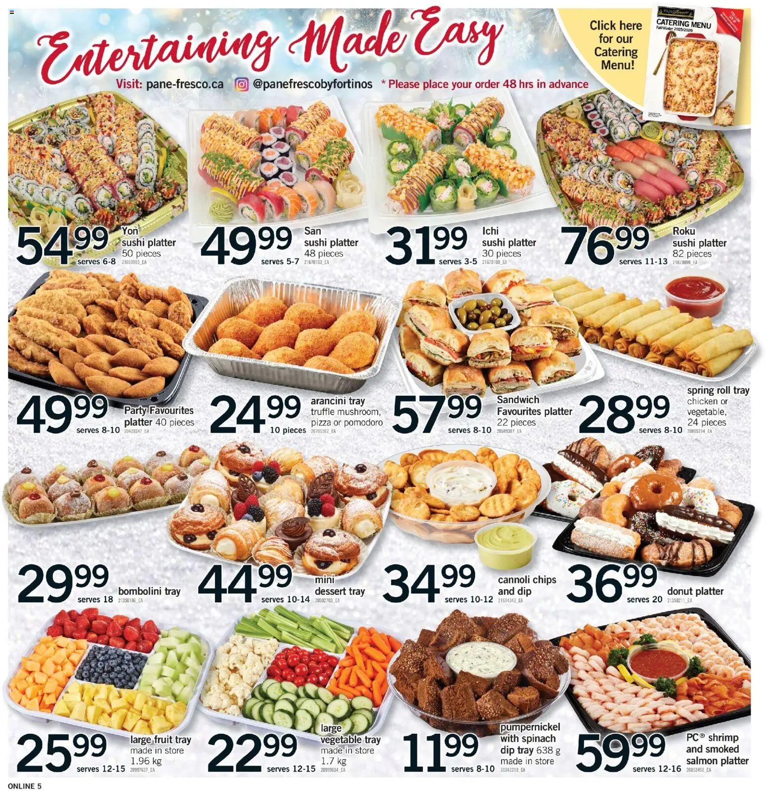 Fortinos flyer valid from 27.12.2025 | Page: 5 | Products: Chips, Pizza, Chicken