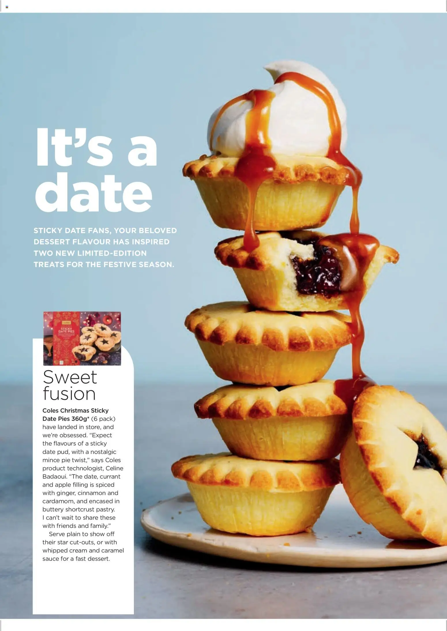 Coles catalogue - valid from 06.11.2025 | Page: 16 | Products: Cream, Sauce, Date, Pies