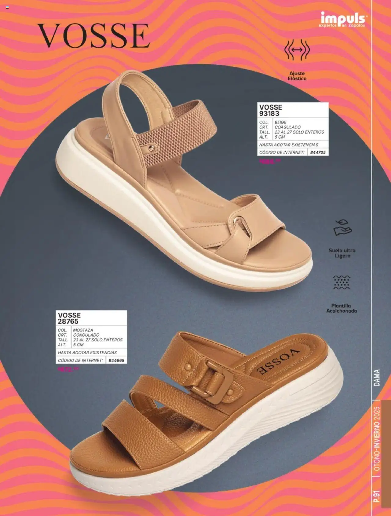 Nuevas ofertas de Impuls válidas en toda la República Mexicana desde el 07.07.2025. ¡Encuentra las mejores ofertas en Impuls catálogo Dama Otoño-Invierno 2025! | Página: 93 | Productos: Mostaza, Zapatos