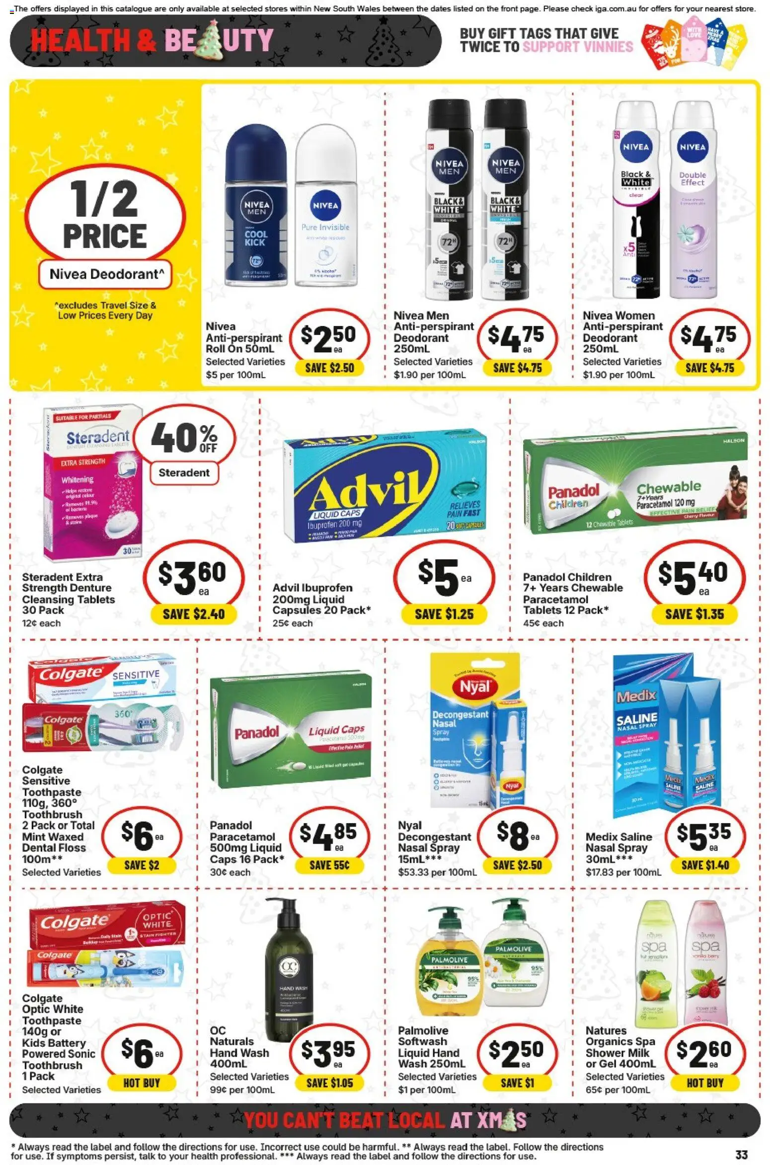 IGA catalogue - valid from 26.11.2025 | Page: 32 | Products: Battery, Deodorant, Antiperspirant, Tablets