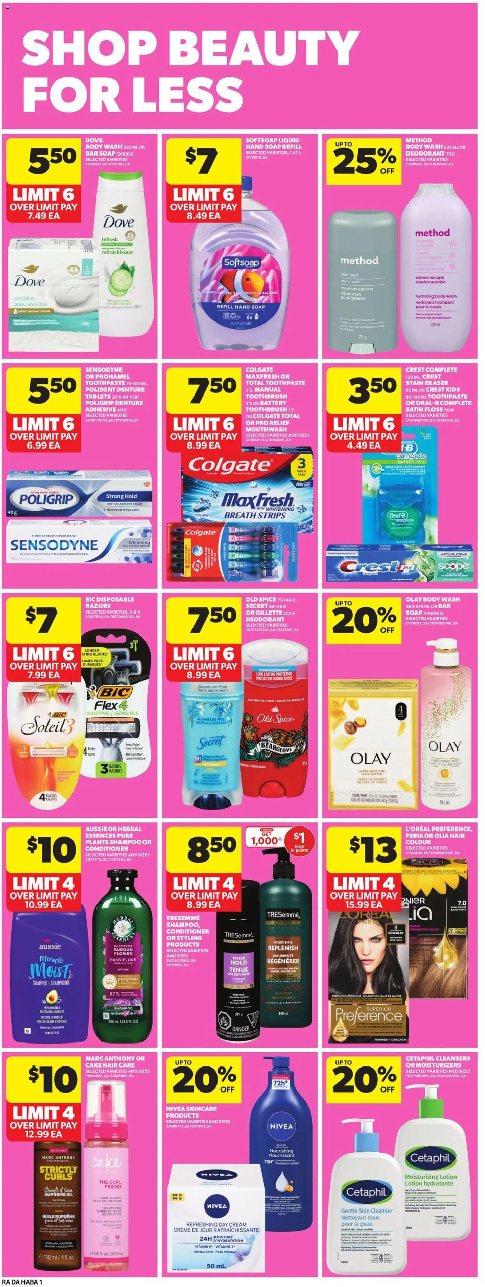 Atlantic Superstore flyer valid from 12.03.2026 | Page: 18 | Products: Conditioner, Deodorant, Toothpaste, Battery