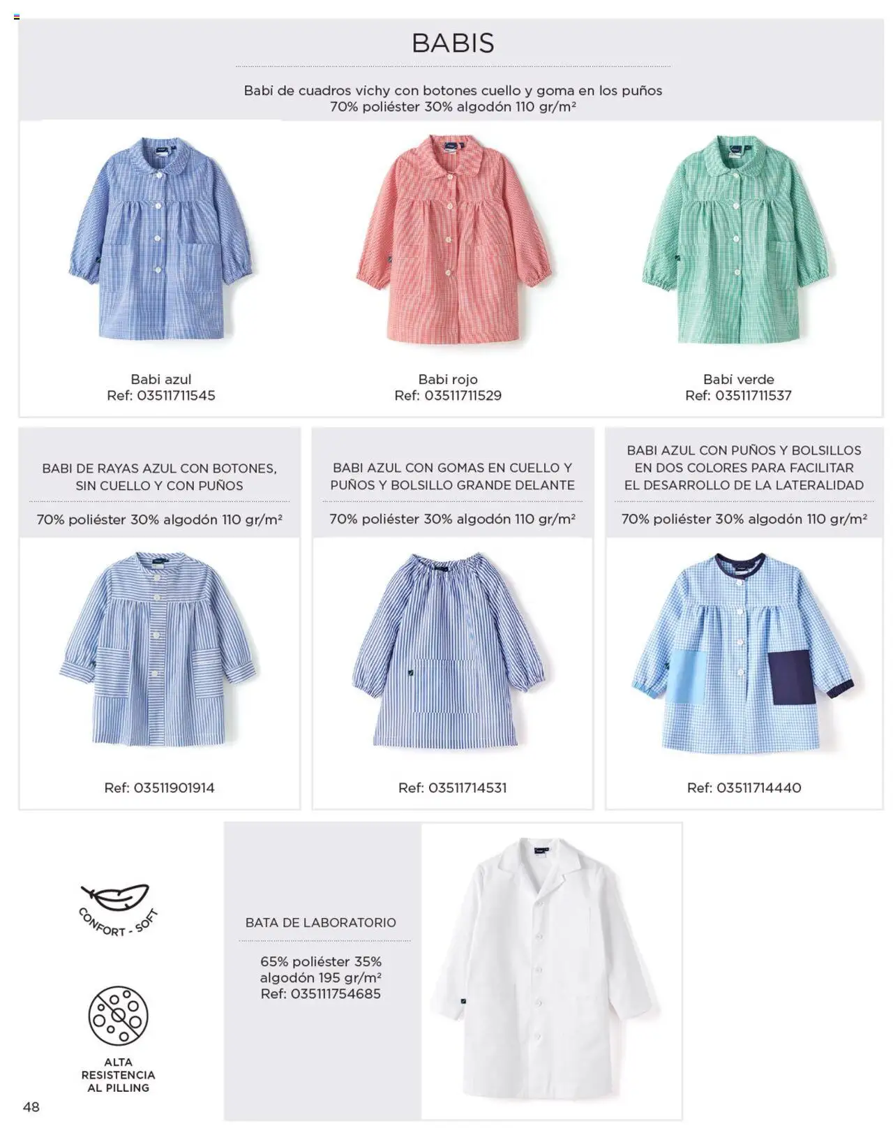 Nuevas ofertas de El Corte Inglés válidas en toda la República Mexicana desde el 04.04.2025. ¡Encuentra las mejores ofertas en El Corte Inglés catálogo Colección Uniformes 2024! | Página: 48 | Productos: Algodón, Bata