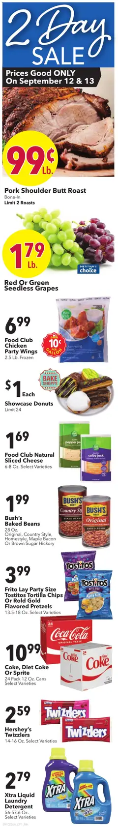 Cash Wise Weekly Ad - valid from 10.09.2025 | Page: 5 | Products: Cheese, Detergent, Sugar, Grapes