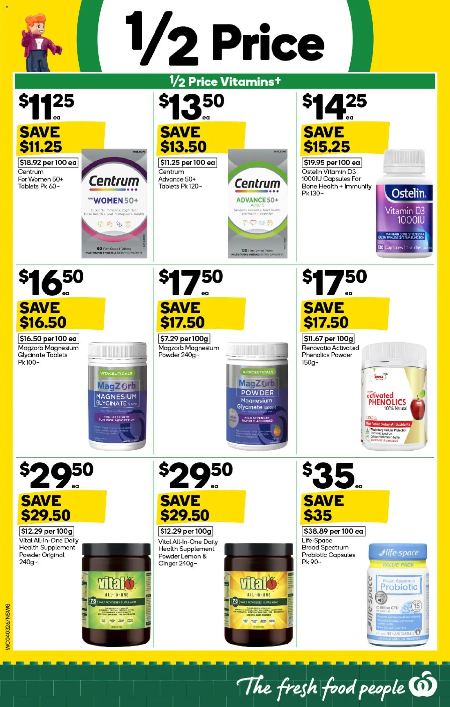 Woolworths catalogue - valid from 04.03.2026 | Page: 8 | Products: Powder, Multivitamin, Tablets, Vitamin